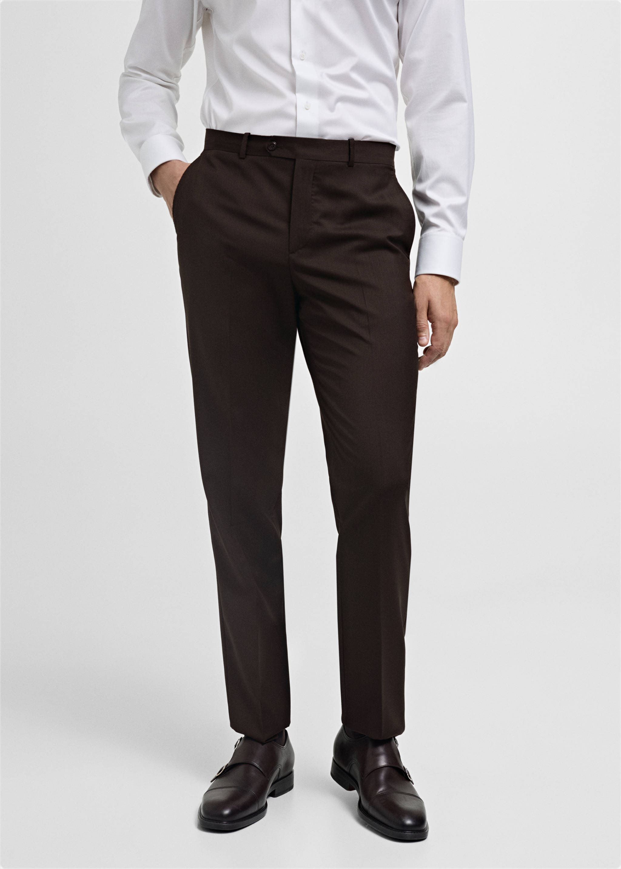 Venice 100% virgin wool suit pants - Men | MANGO OUTLET USA