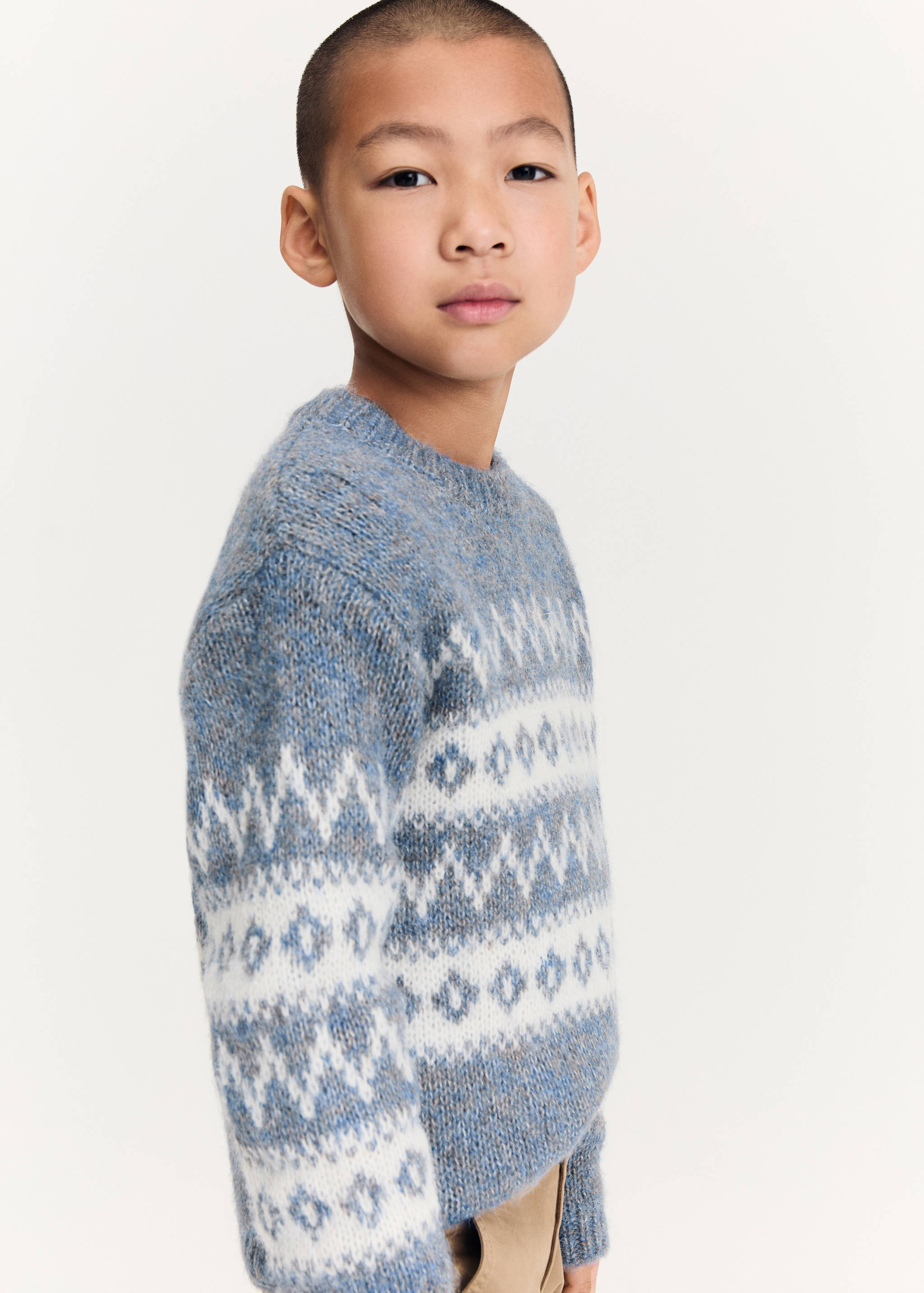 Jacquard sweater - Medium plane
