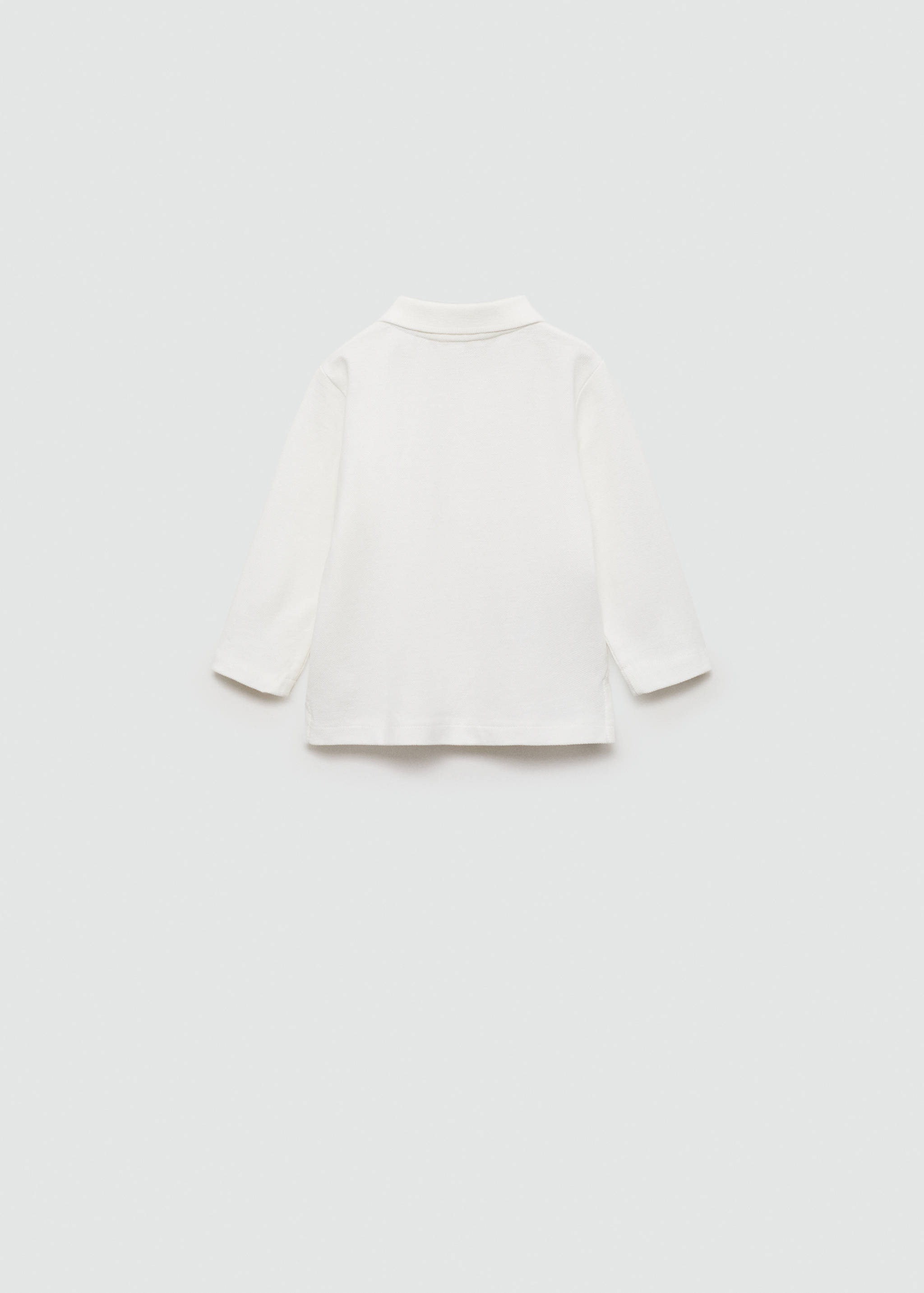 Πόλο βαμβακερό με μακρύ μανίκι - Λεπτομέρεια του προϊόντος 8