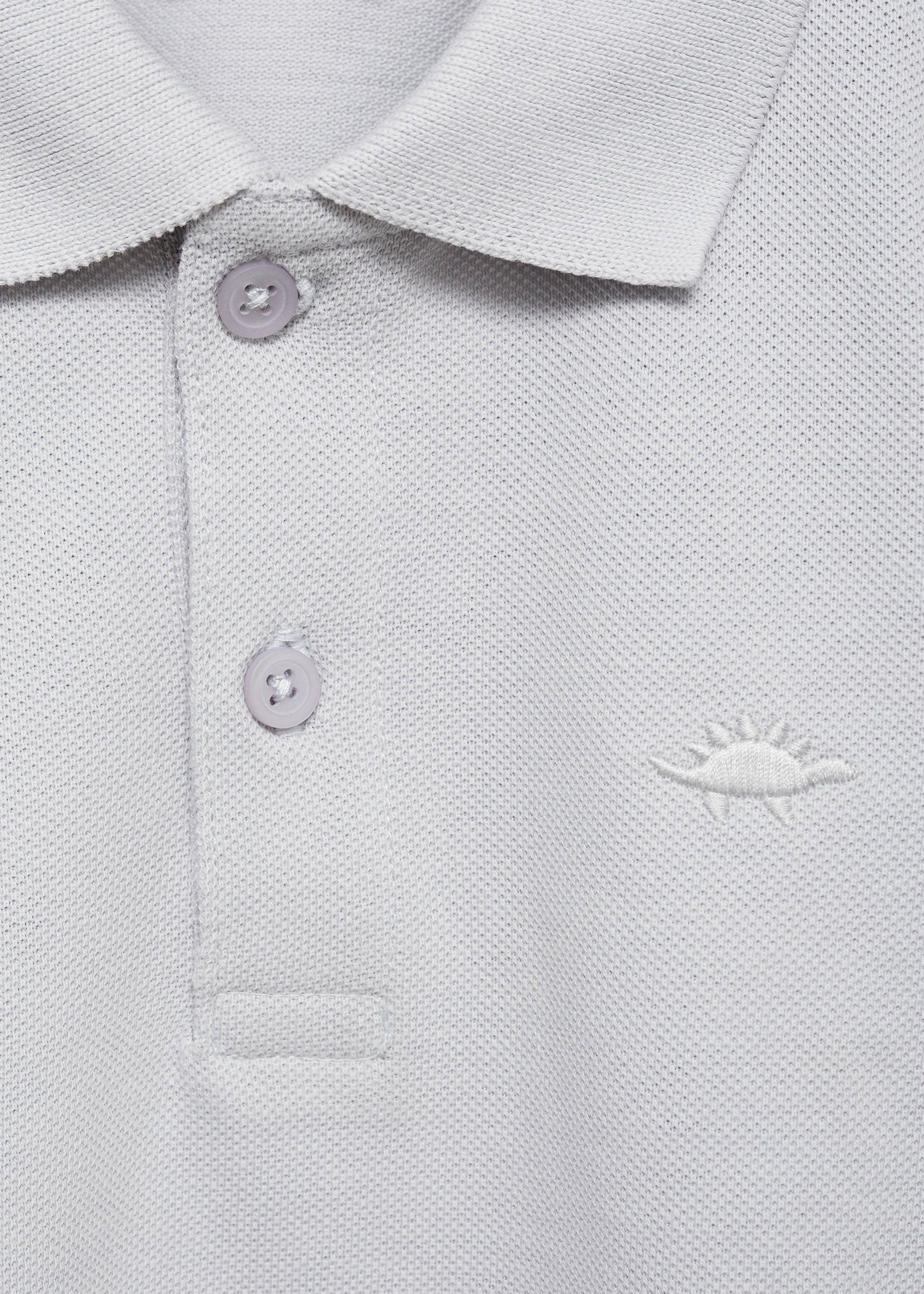 Πόλο βαμβακερό με μακρύ μανίκι - Λεπτομέρεια του προϊόντος 8