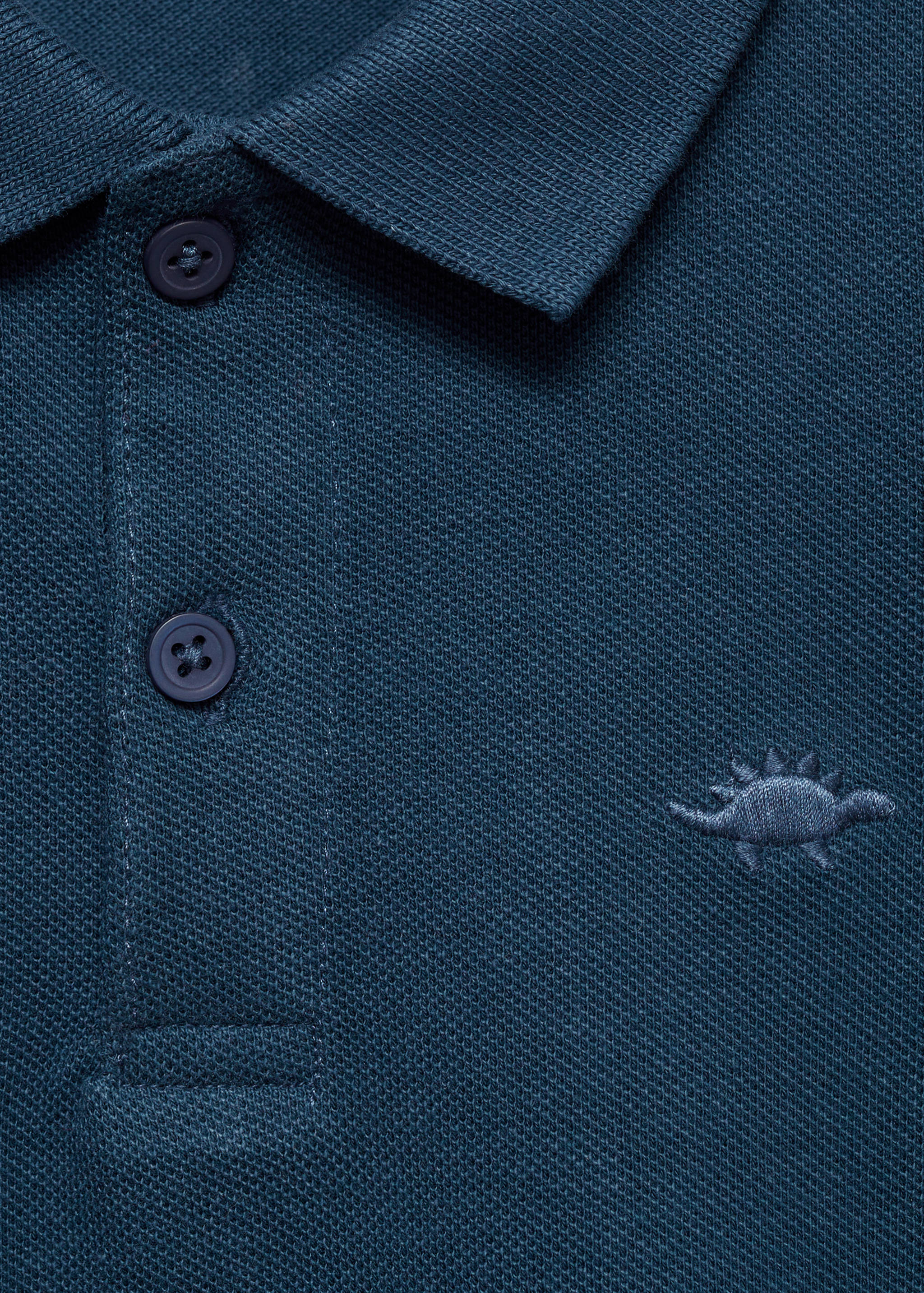 Πόλο βαμβακερό με μακρύ μανίκι - Λεπτομέρεια του προϊόντος 8