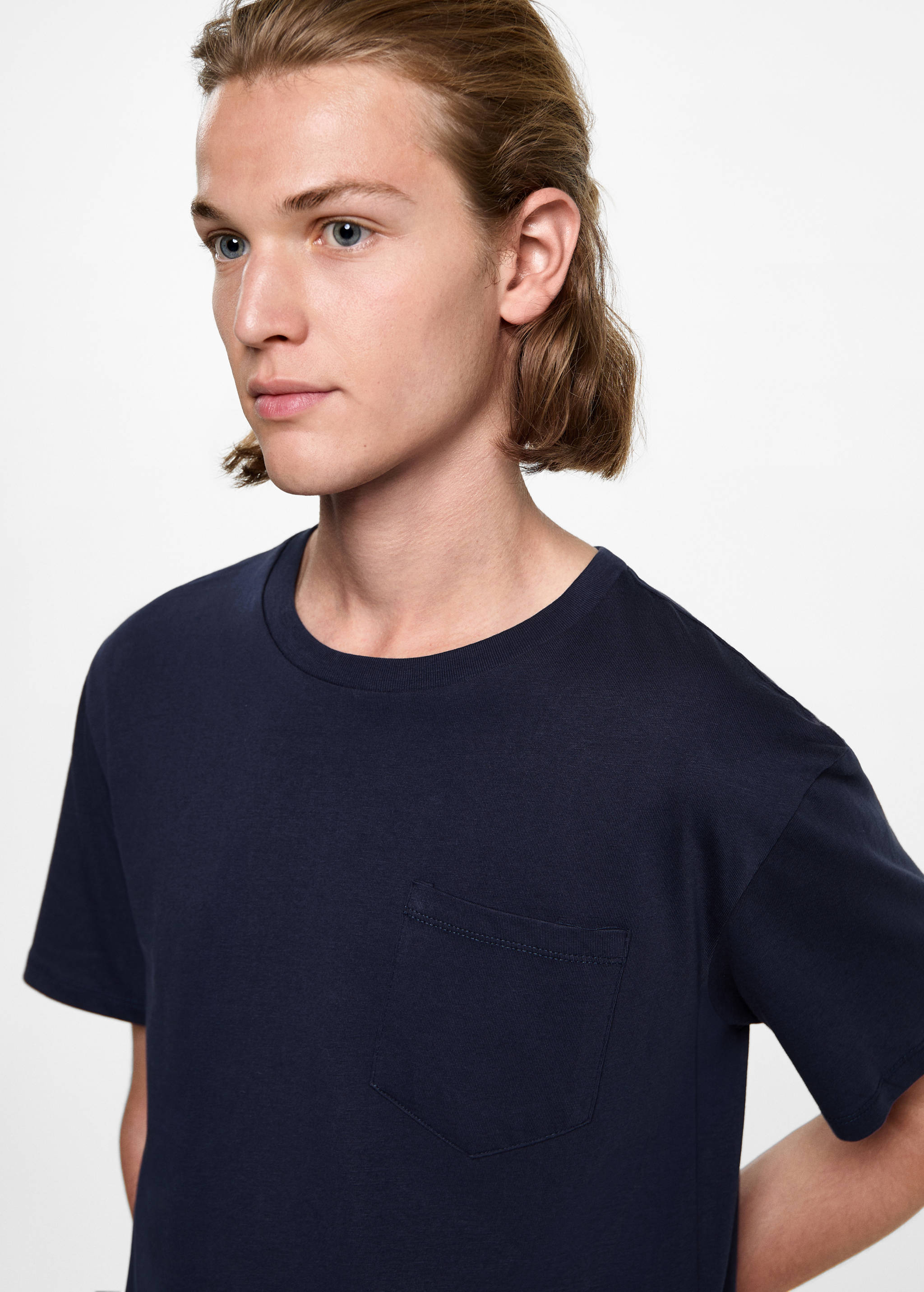 Langer Pyjama mit Streifen - Detail des Artikels 1