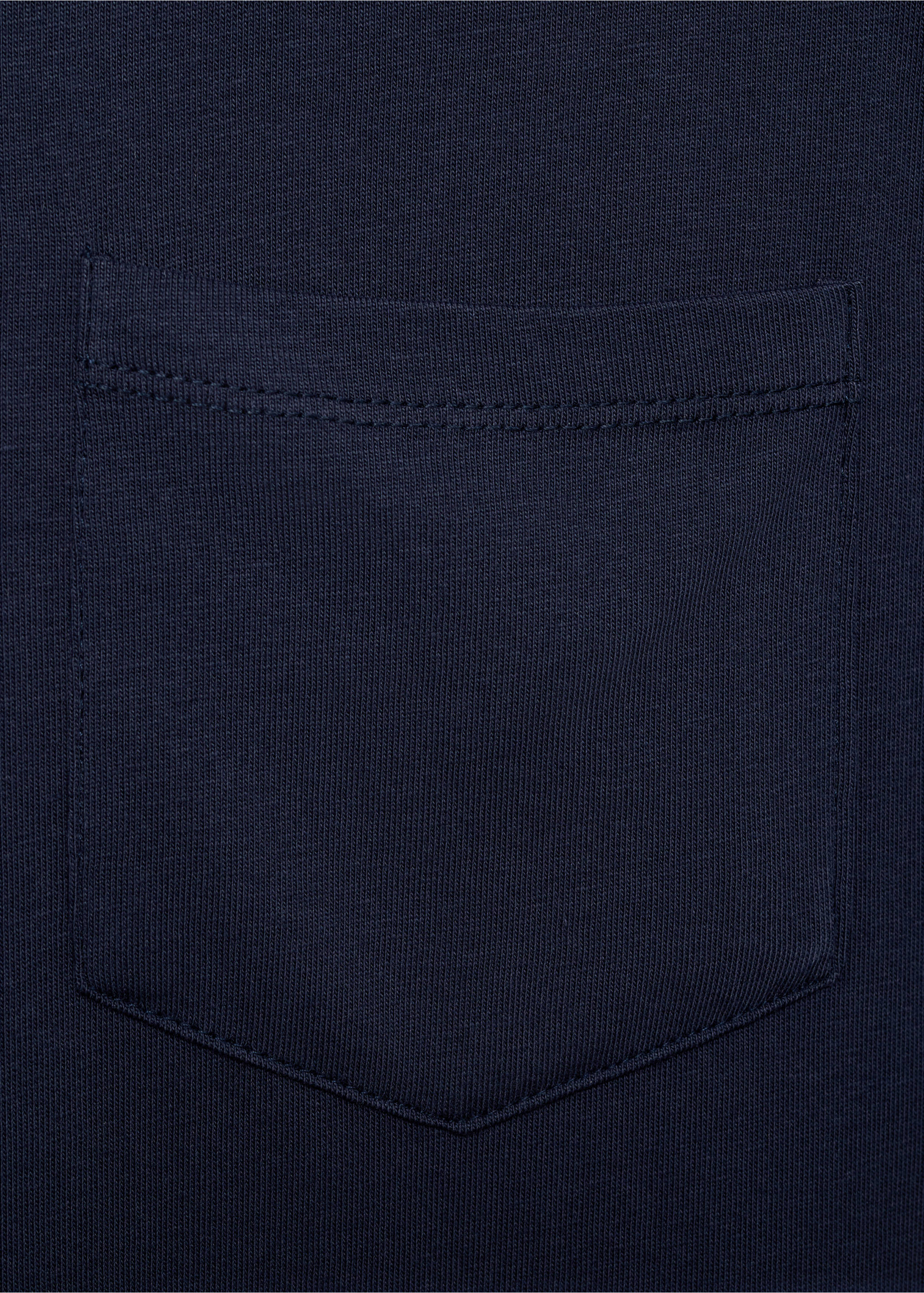 Langer Pyjama mit Streifen - Detail des Artikels 0, Dunkles Marineblau. Ref: 77046344-00.