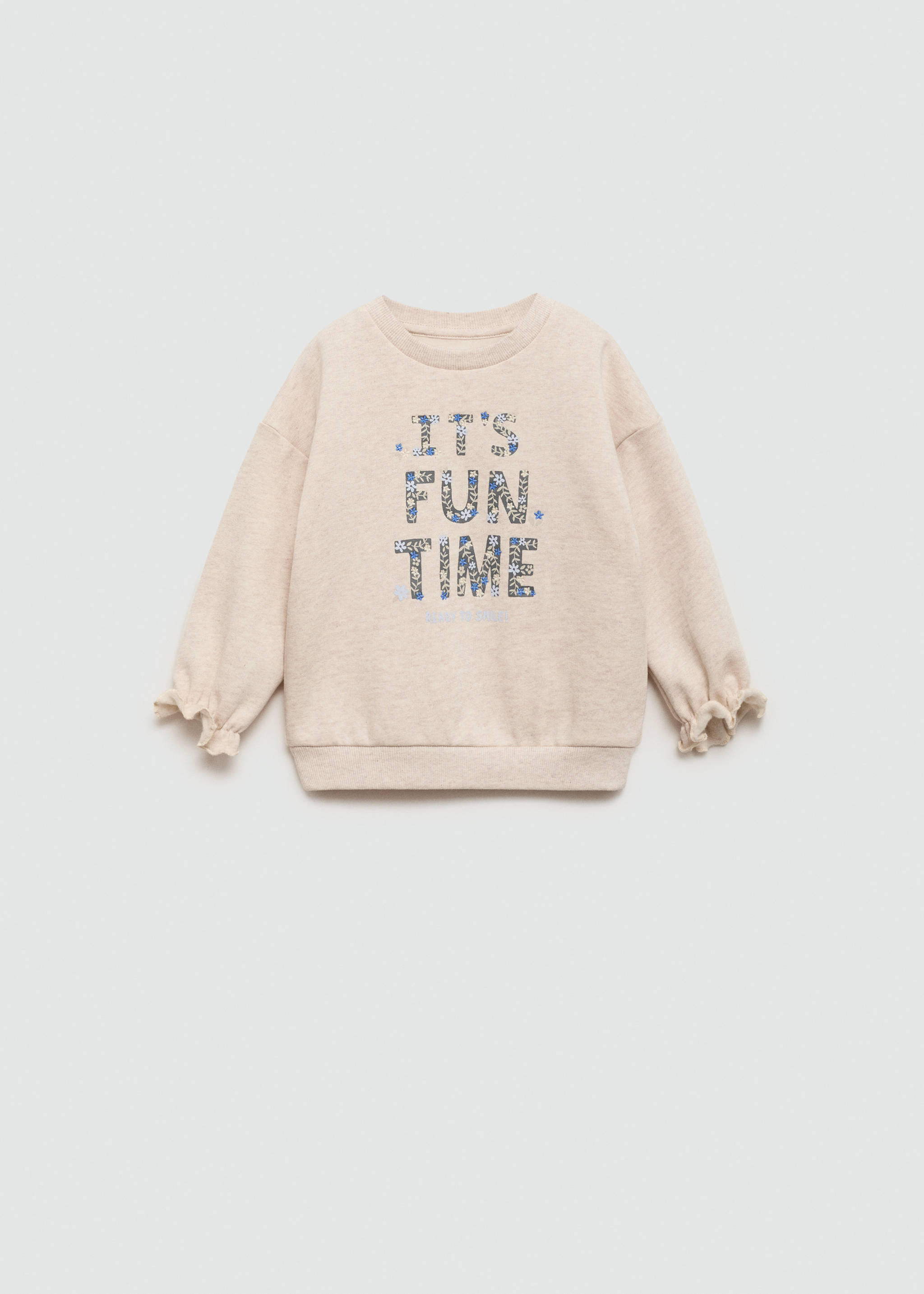 Printed cotton sweatshirt - Article without model