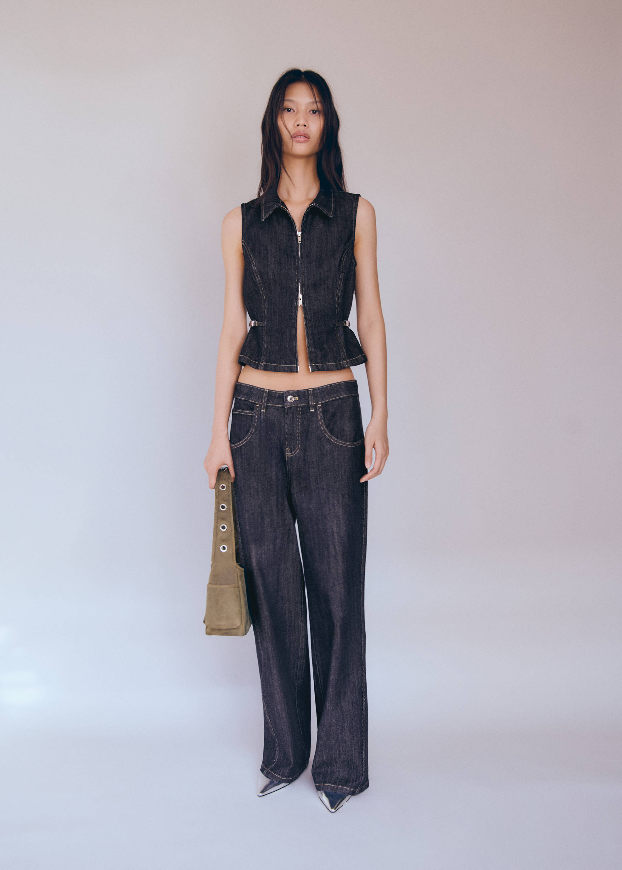 Jean large taille normale - Plan général