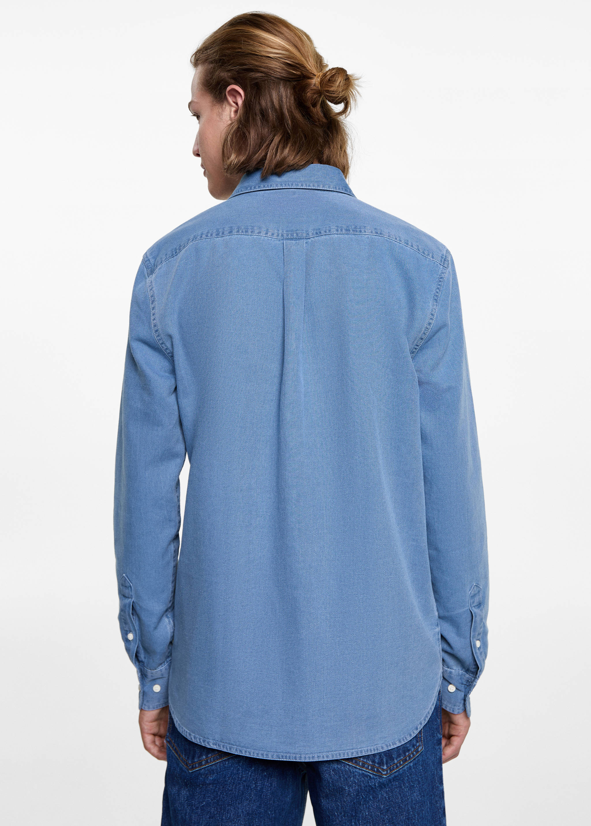 Chemise slim fit coton - Verso de l’article