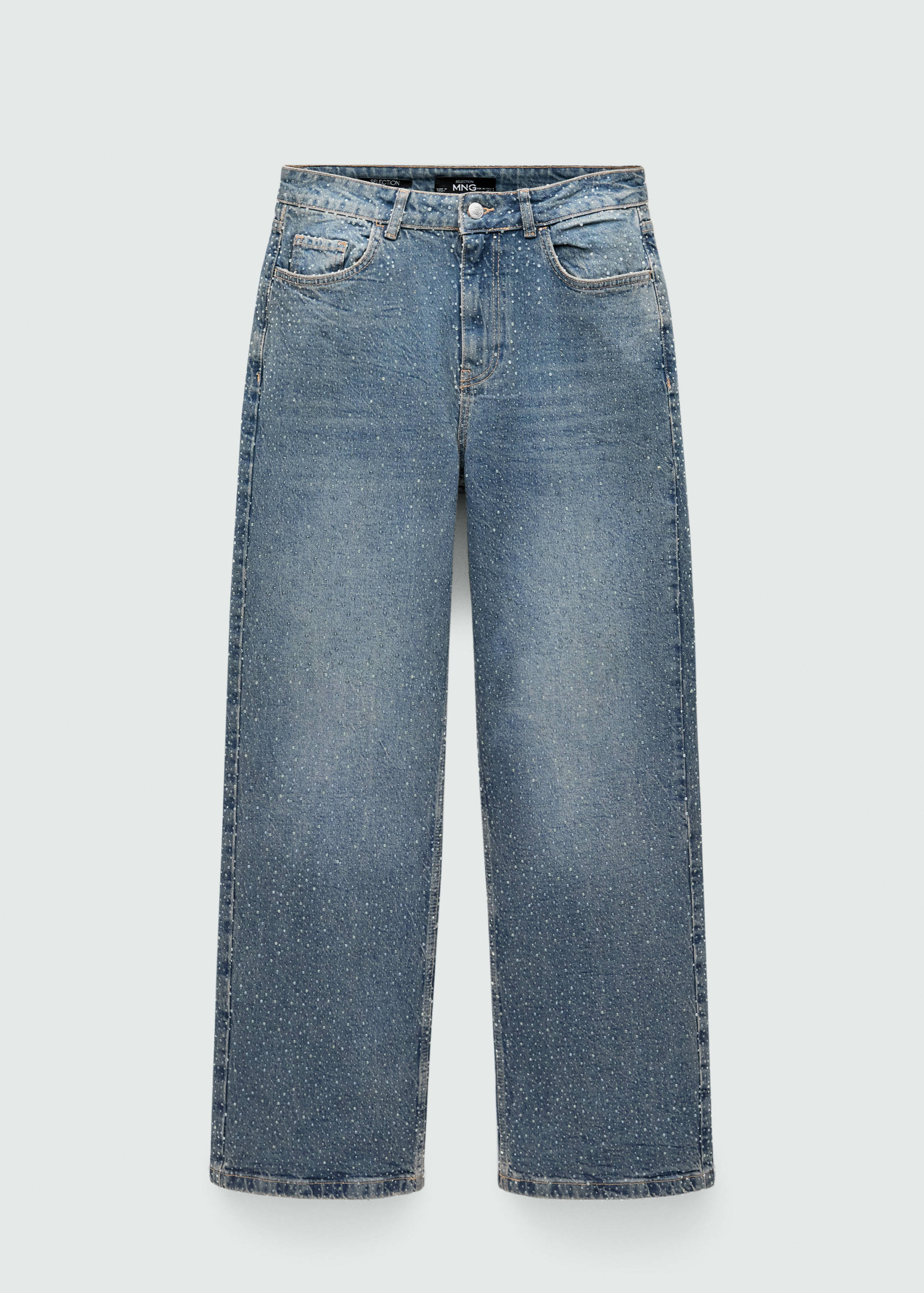 Raka jeans strass - Artikel utan modell