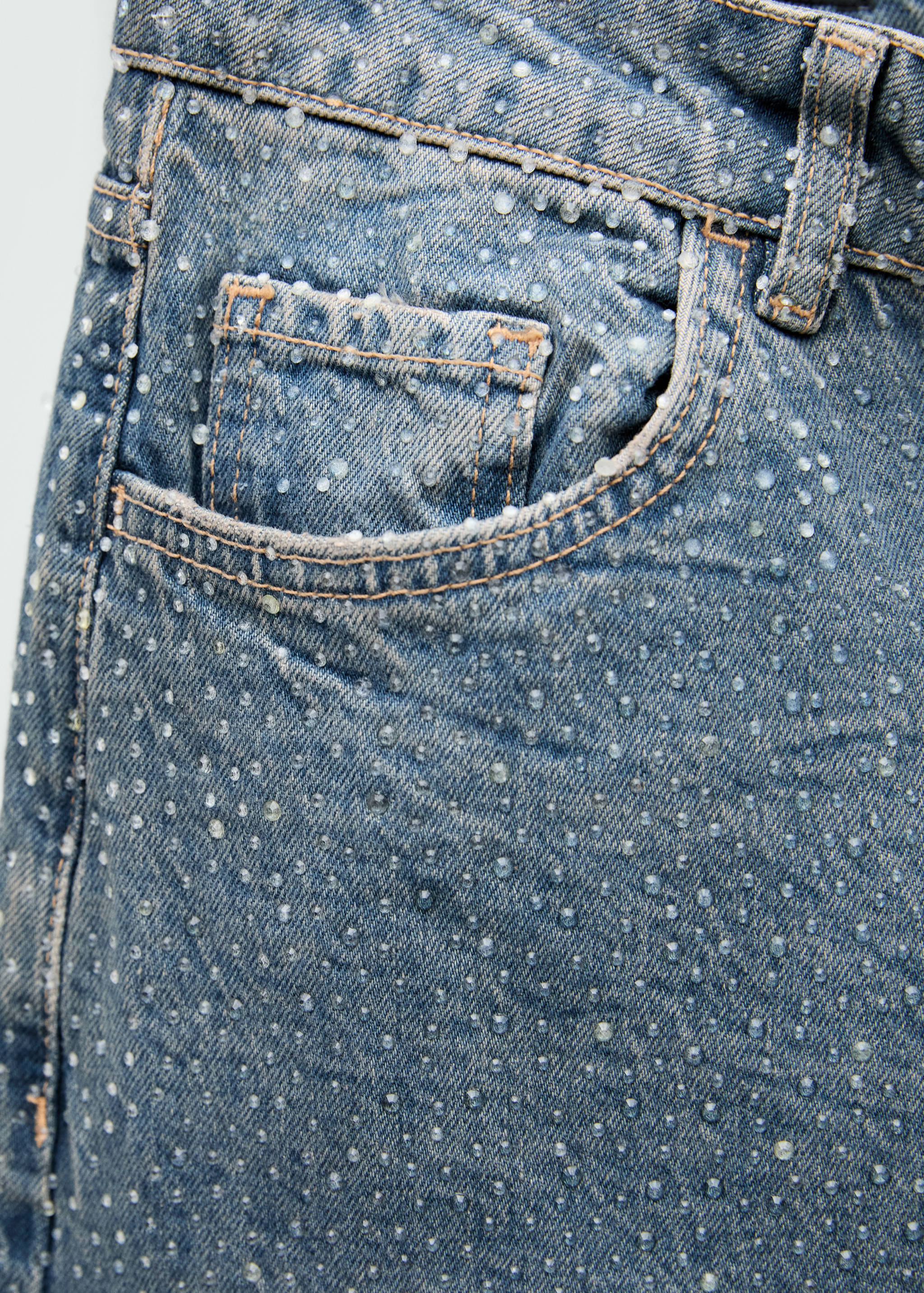 Raka jeans strass - Detaljer om artikeln 0