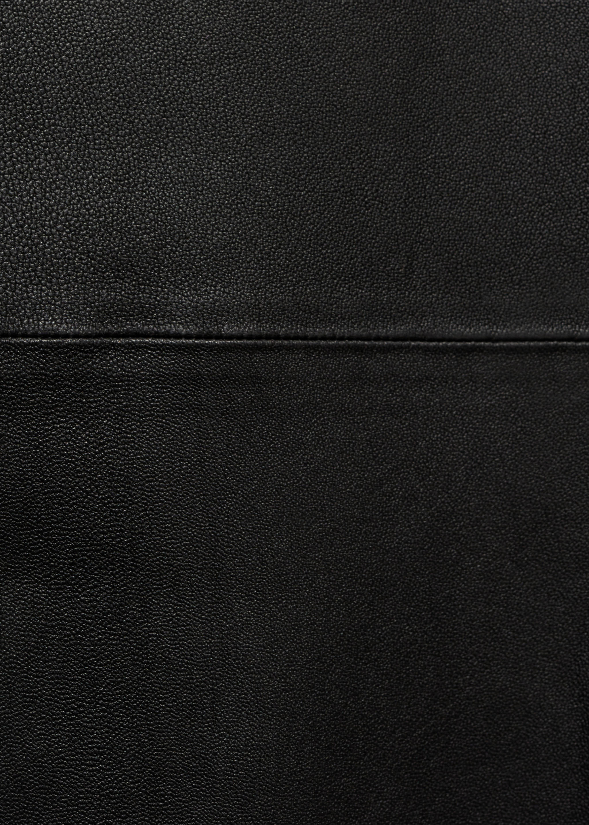 Capri leather leggings - Details of the article 8, Black. Ref: 77046356-00.
