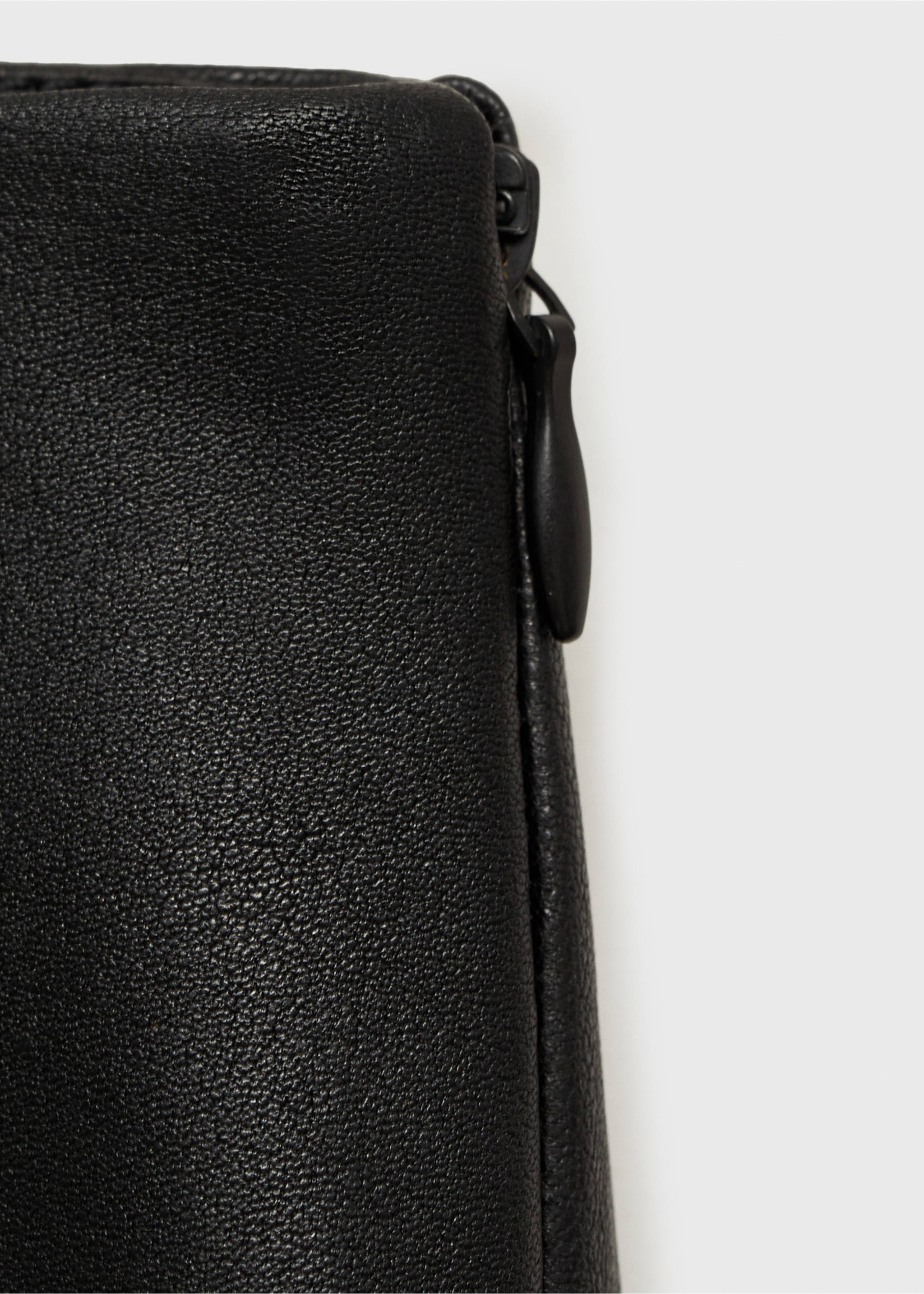 Capri leather leggings - Details of the article 0, Black. Ref: 77046356-00.