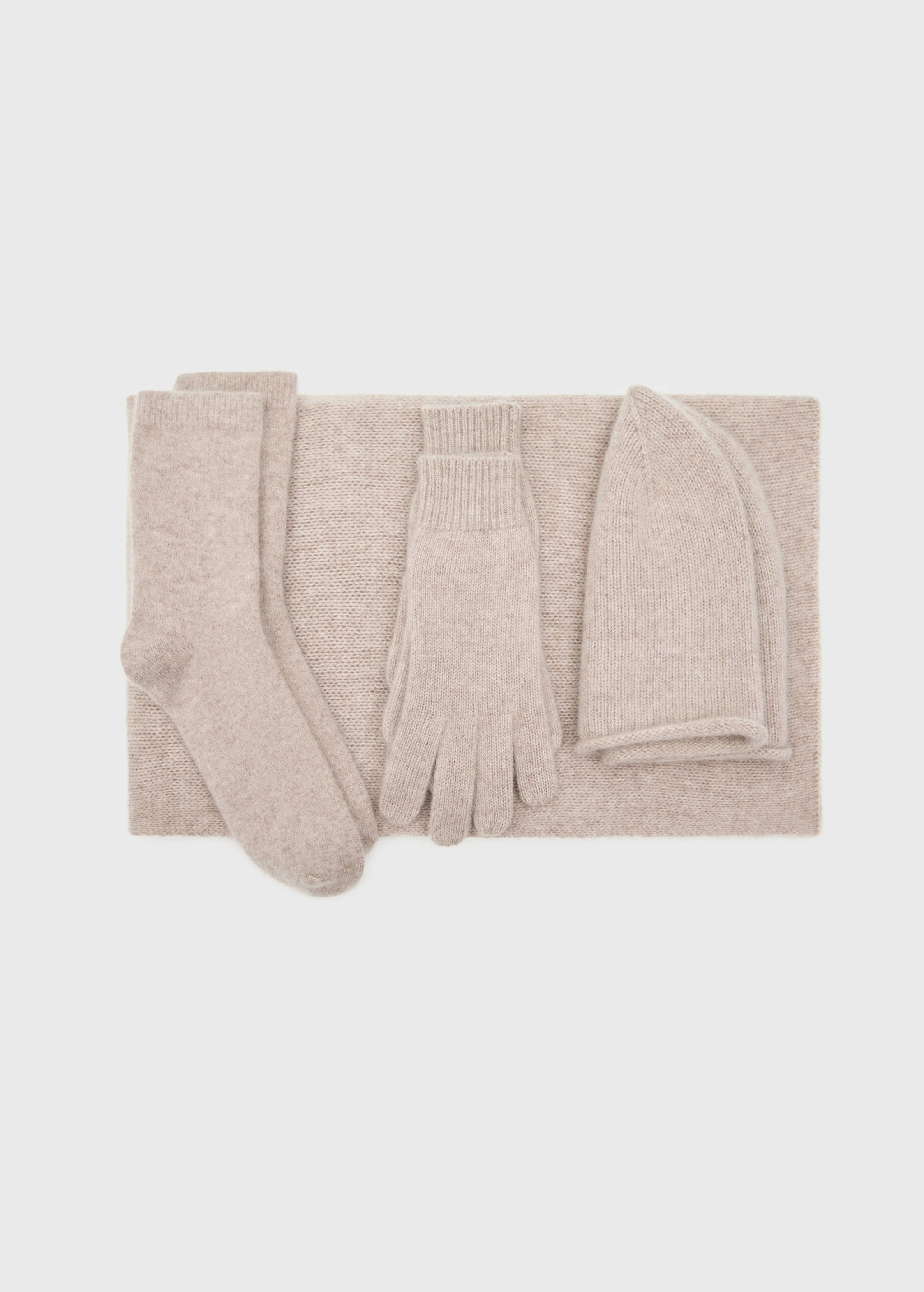 Cashmere knitted socks - Details of the article 1