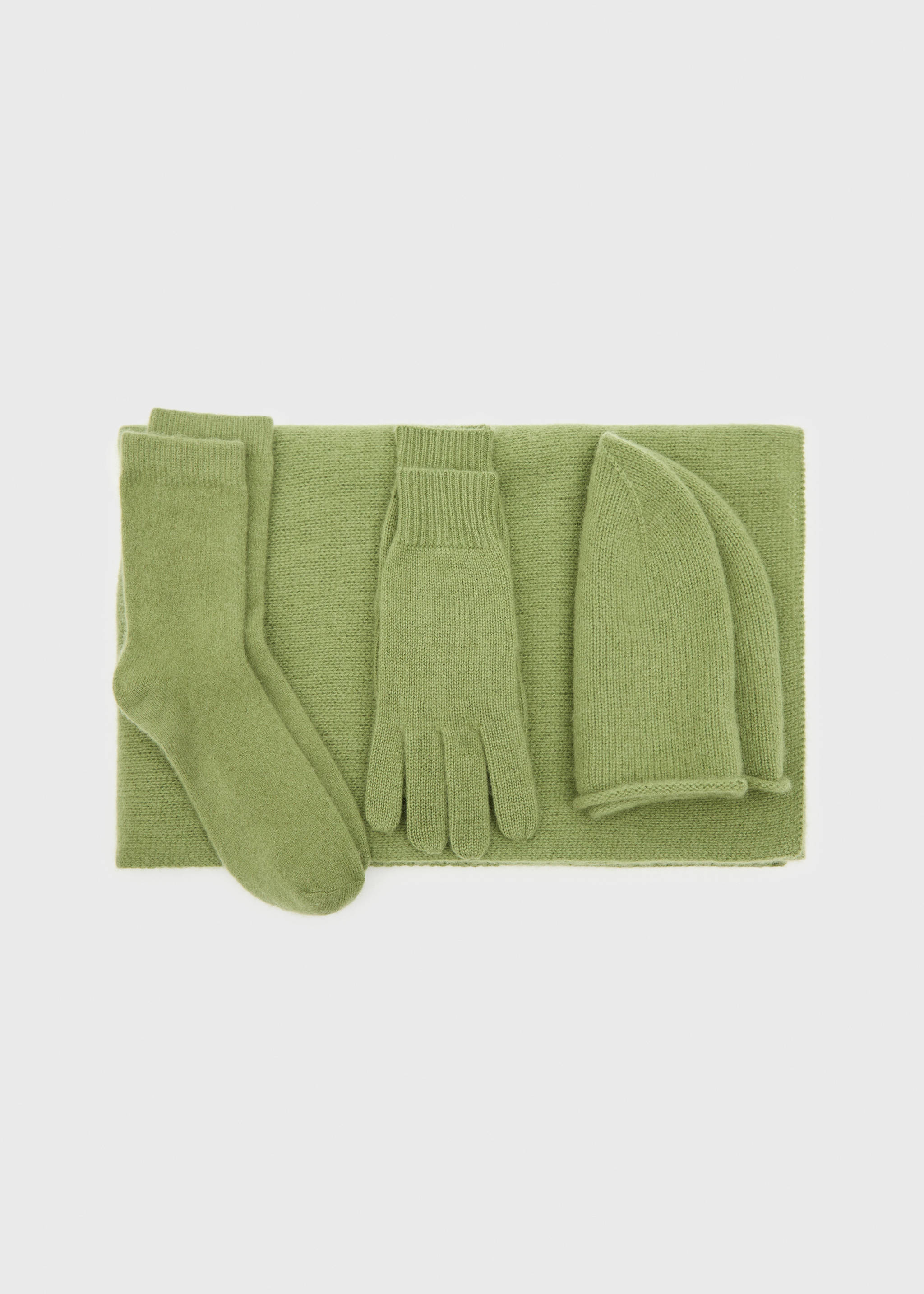 Cashmere knitted socks - Details of the article 1