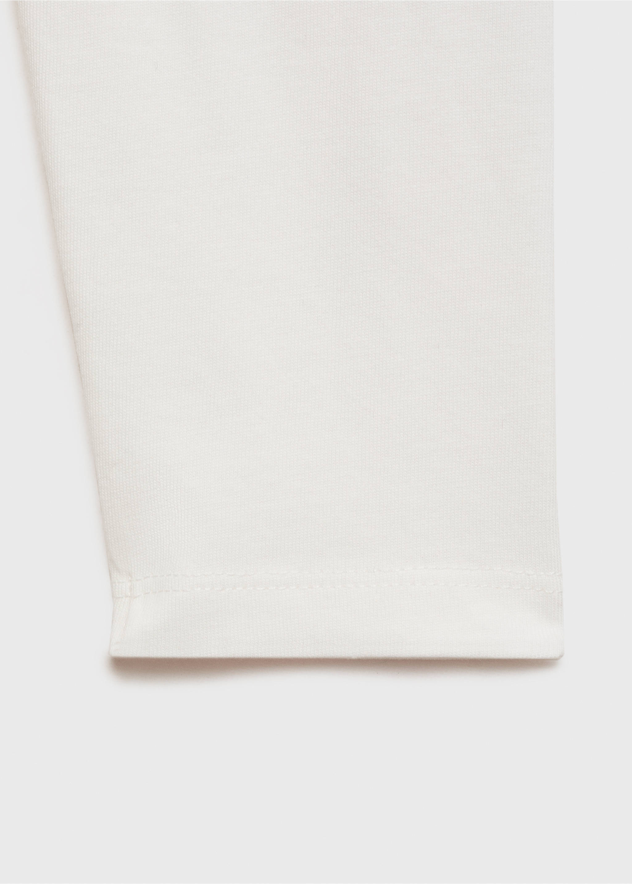 T-Shirt Sonic mit Relief - Detail des Artikels 0, Cremeweiß. Ref: 77046723-00.