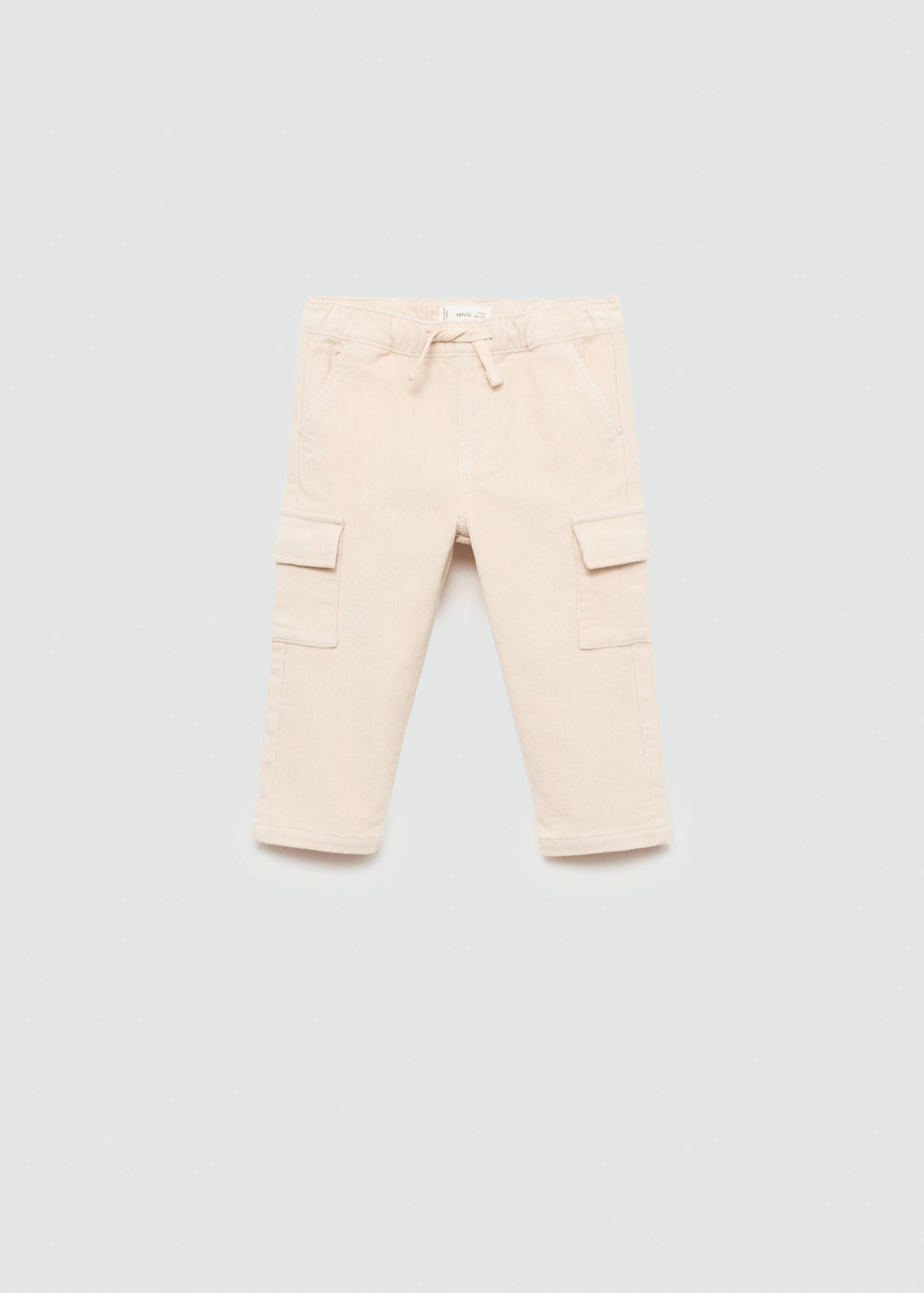 Corduroy cargo trousers - Article without model