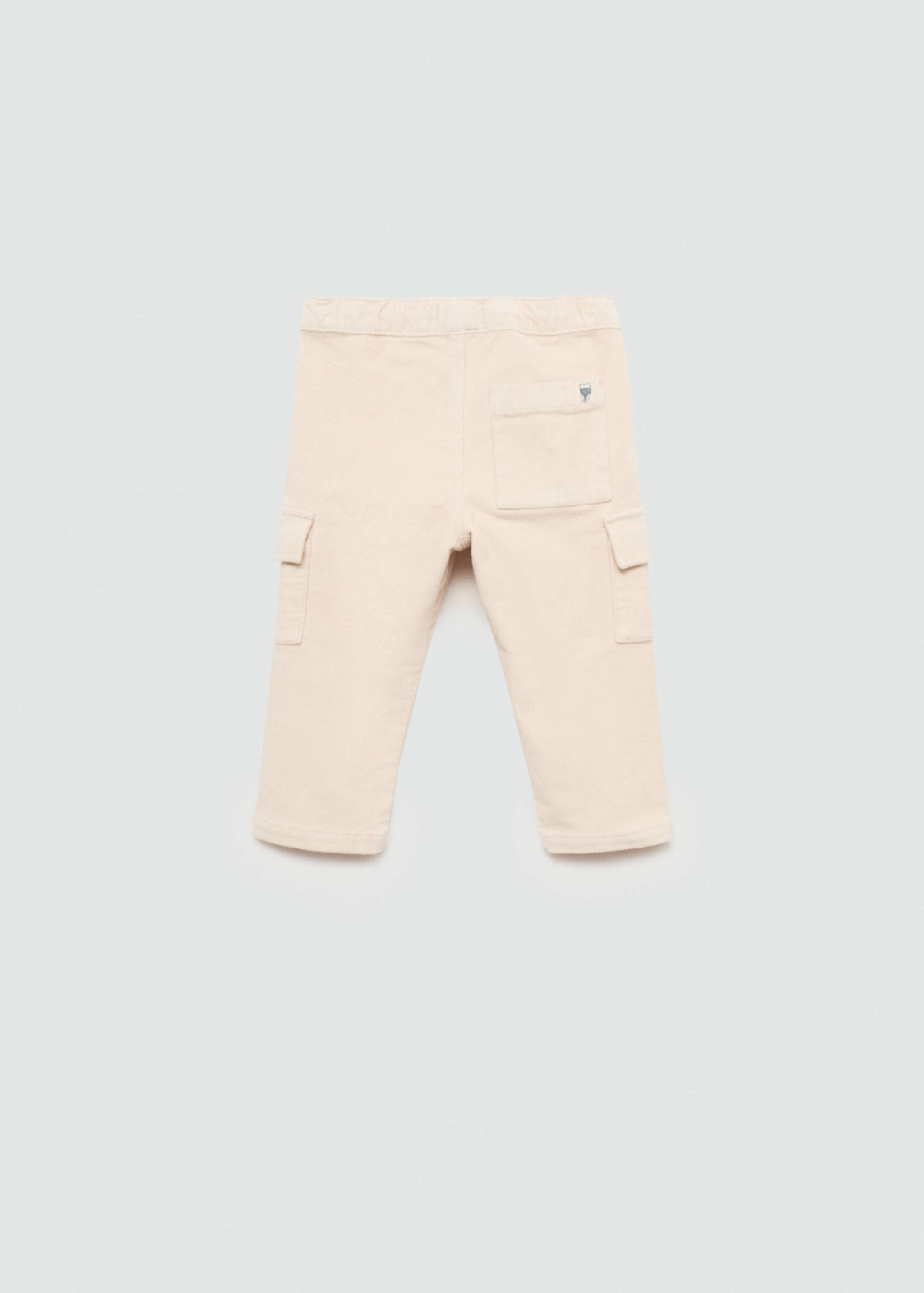 Corduroy cargo trousers - Reverse of the article