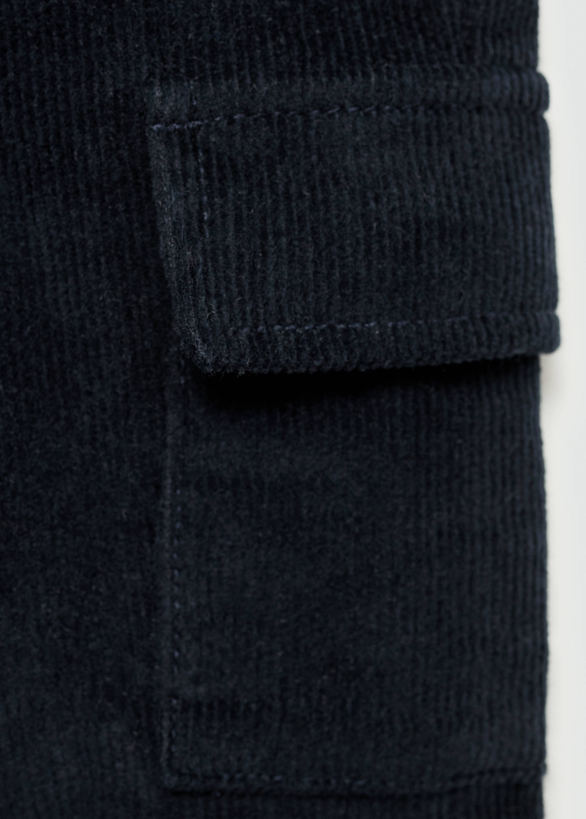 Corduroy cargo trousers - Details of the article 0