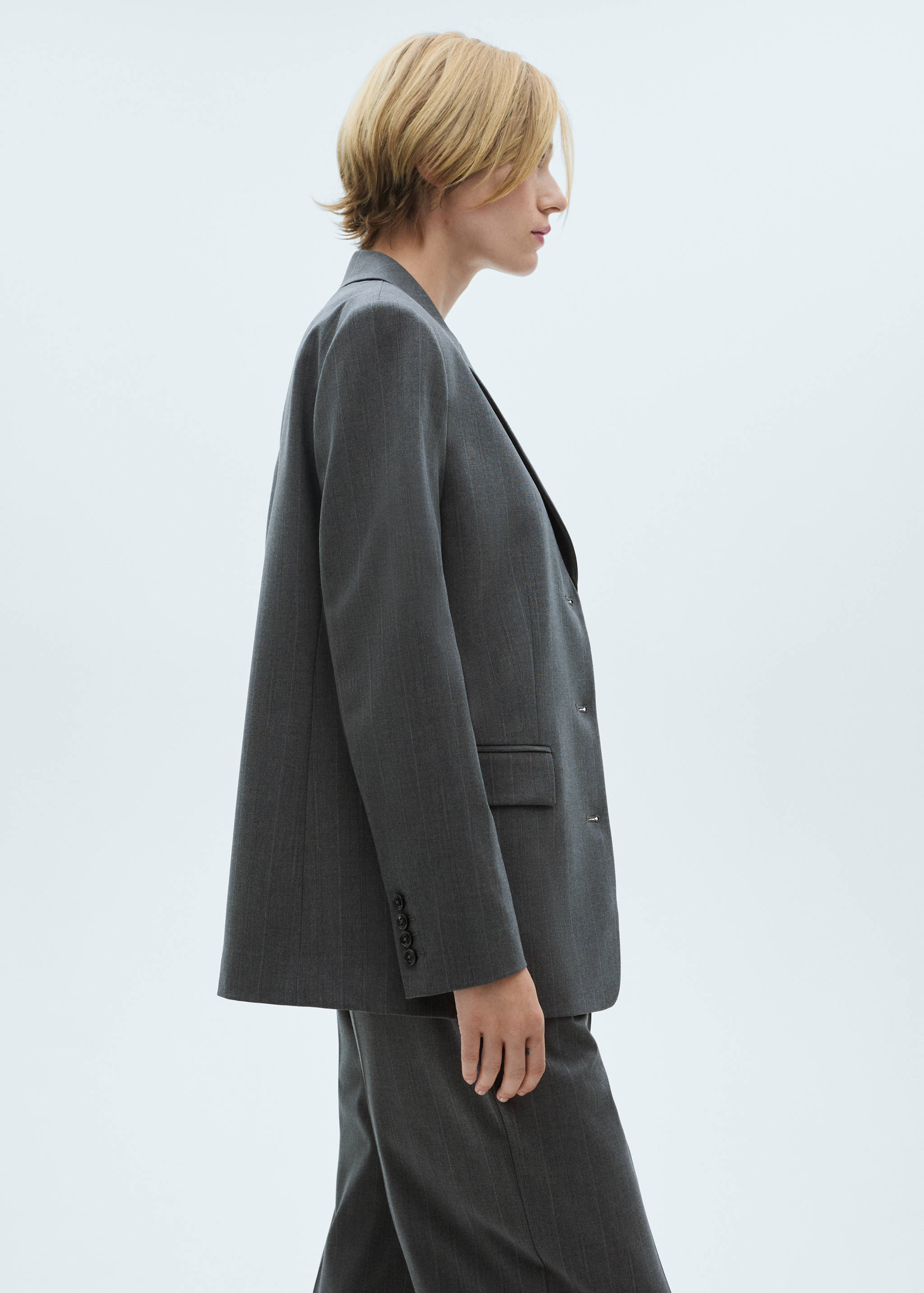 Pinstripe suit blazer - Details of the article 6