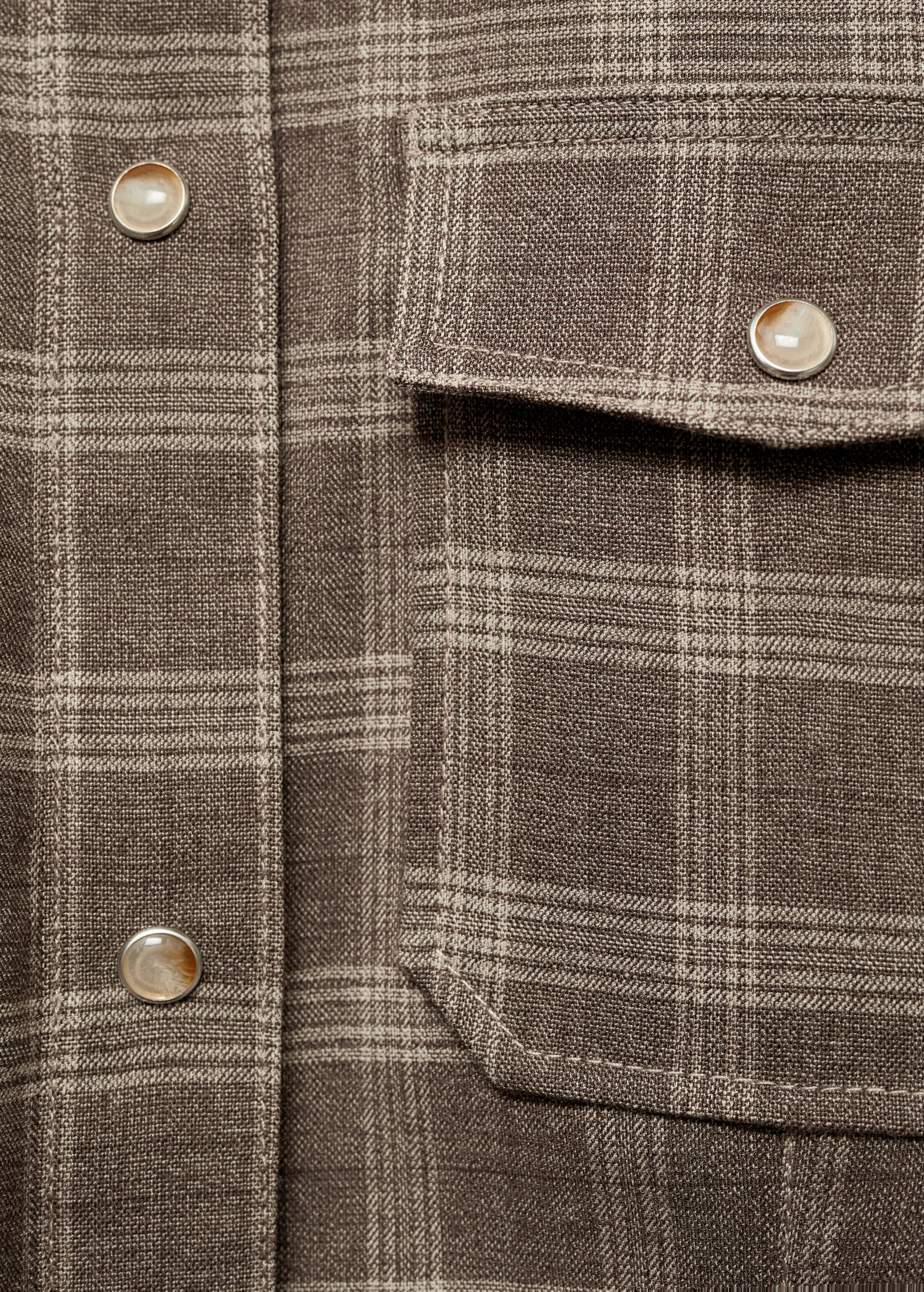 Sobrecamisa cuadros bolsillos - Detalle del artículo 0