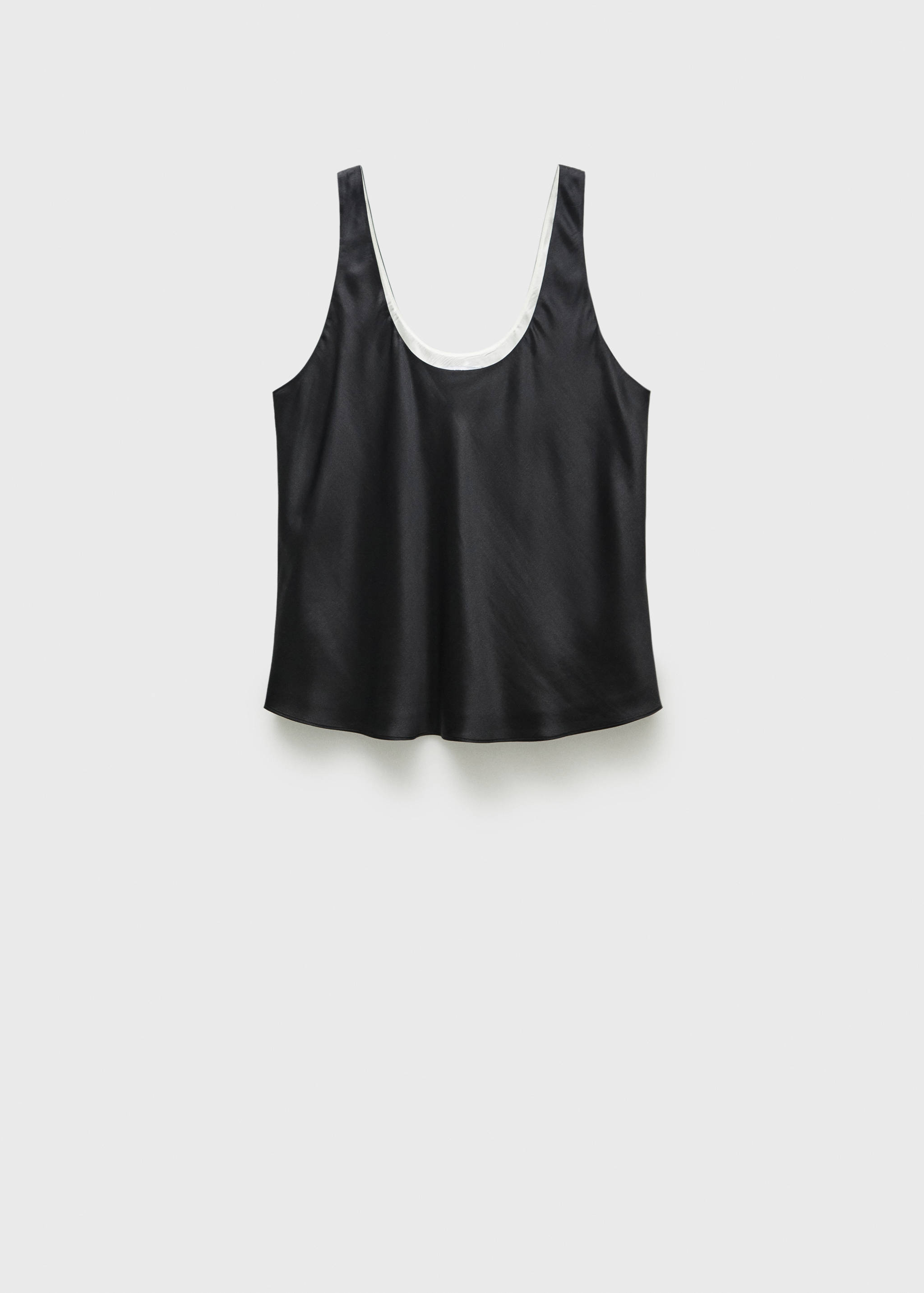 Szatén selyem top - Termék modell nélkül