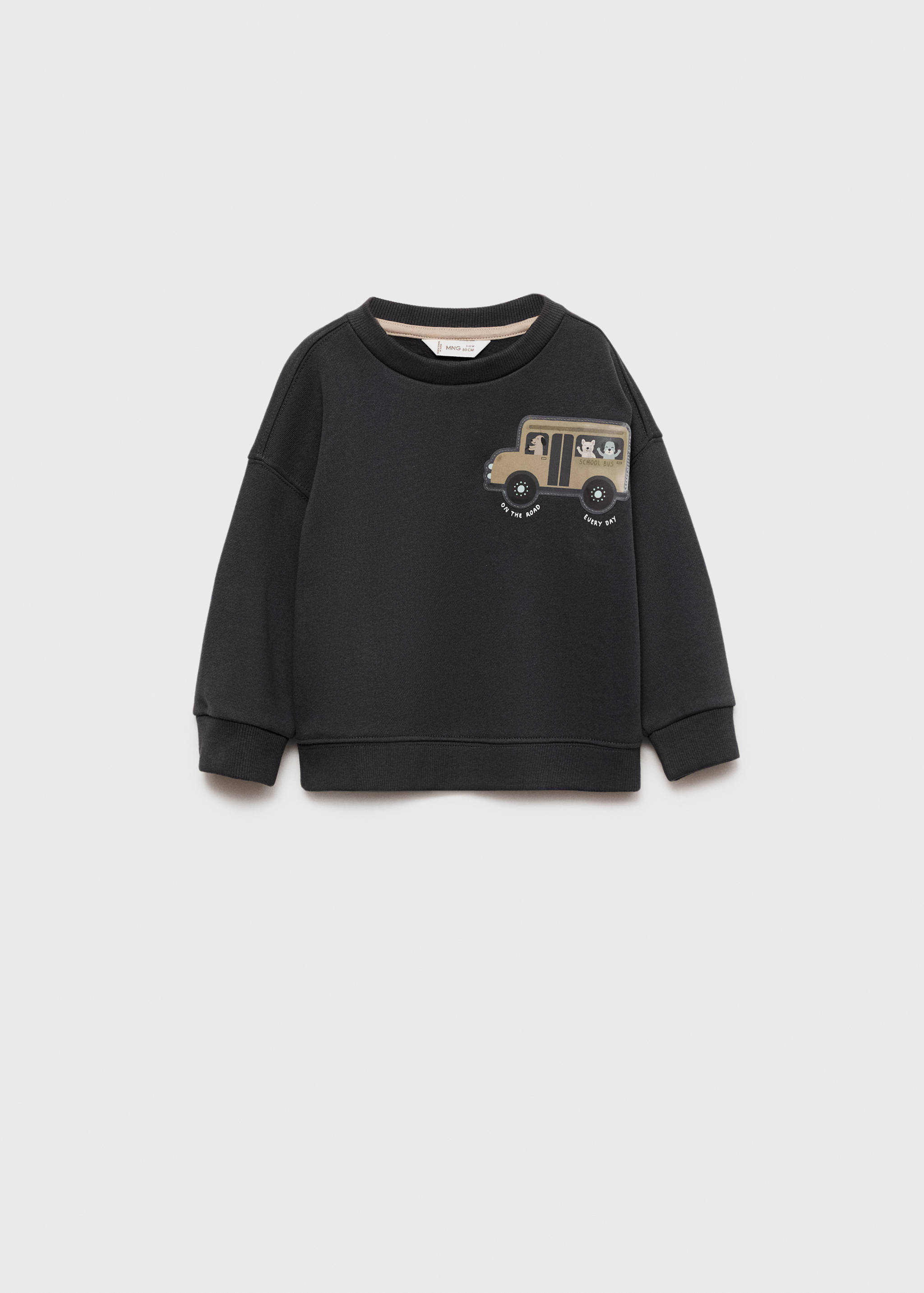 Sweat-shirt coton imprimé - Article sans modèle