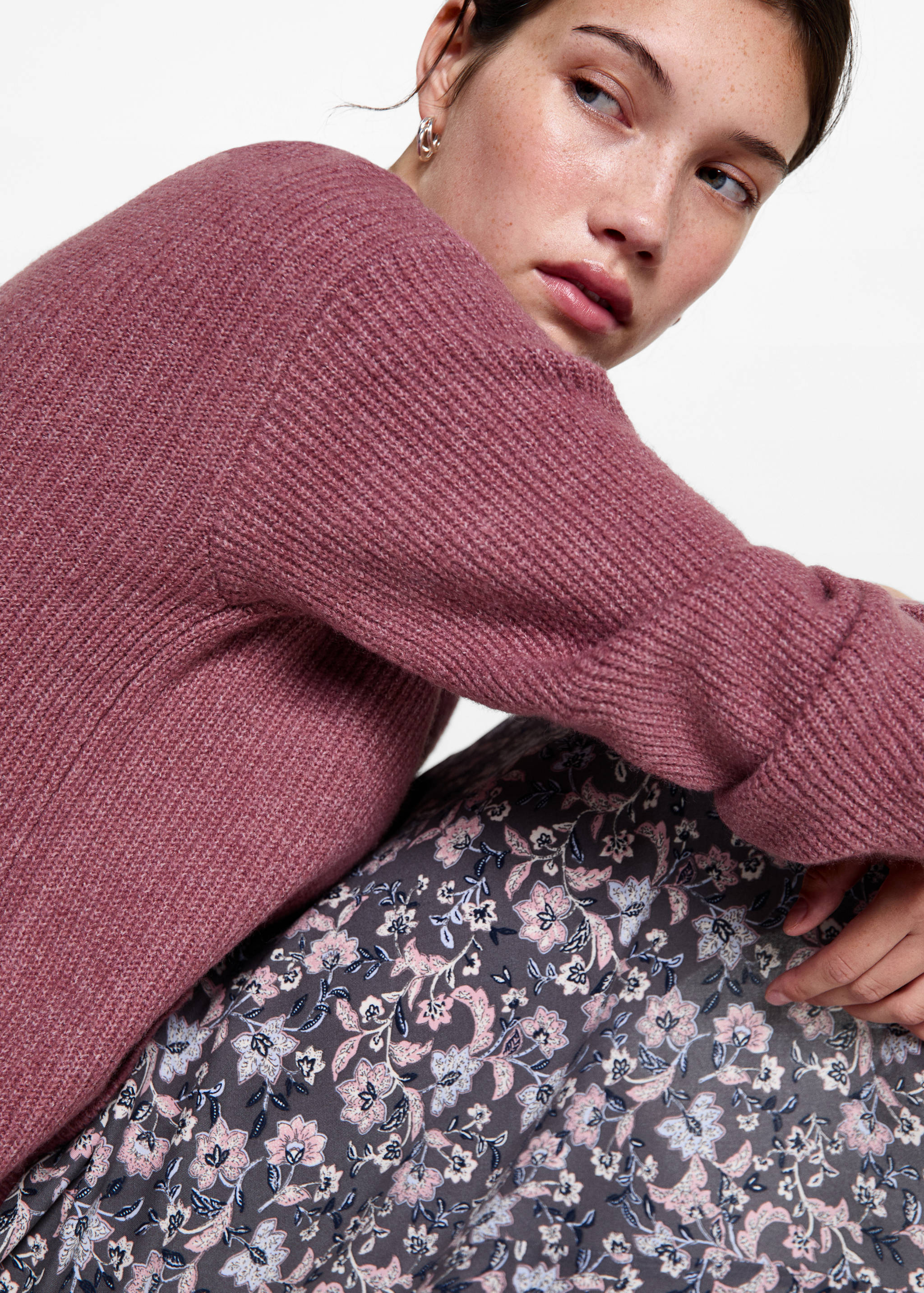 Càrdigan punt escot en punta - Detall de l'article 1