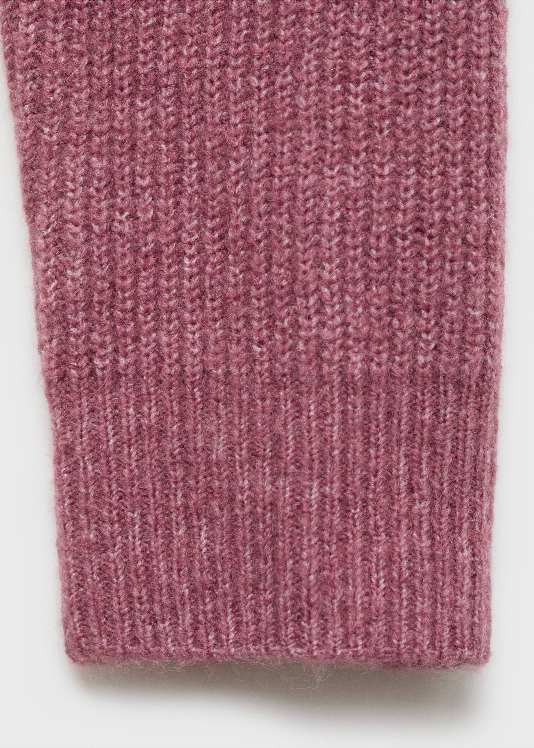 Càrdigan punt escot en punta - Detall de l'article 0, Rosa pastel. Ref: 77046737-00.