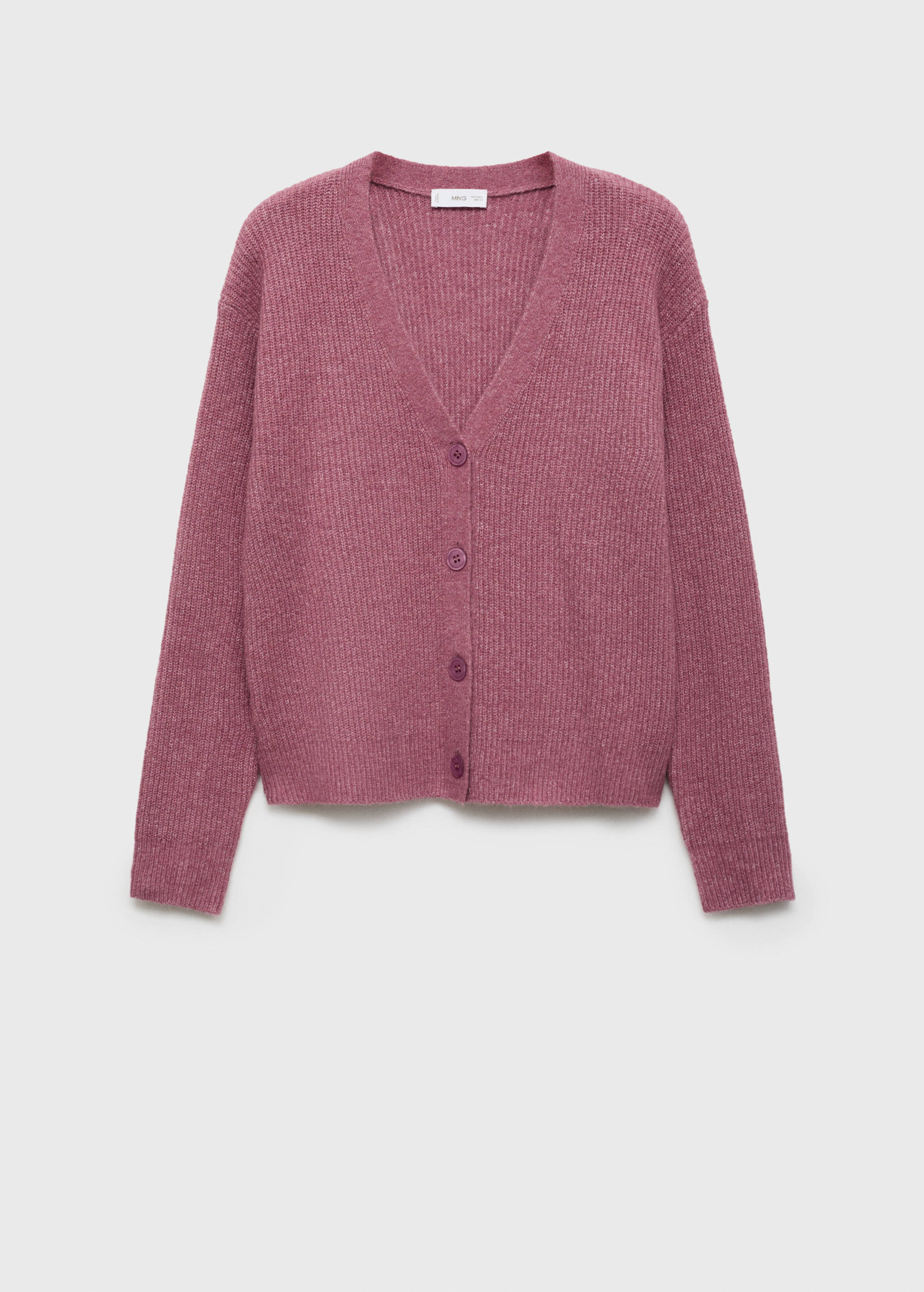 V-neck knitted cardigan - Article without model