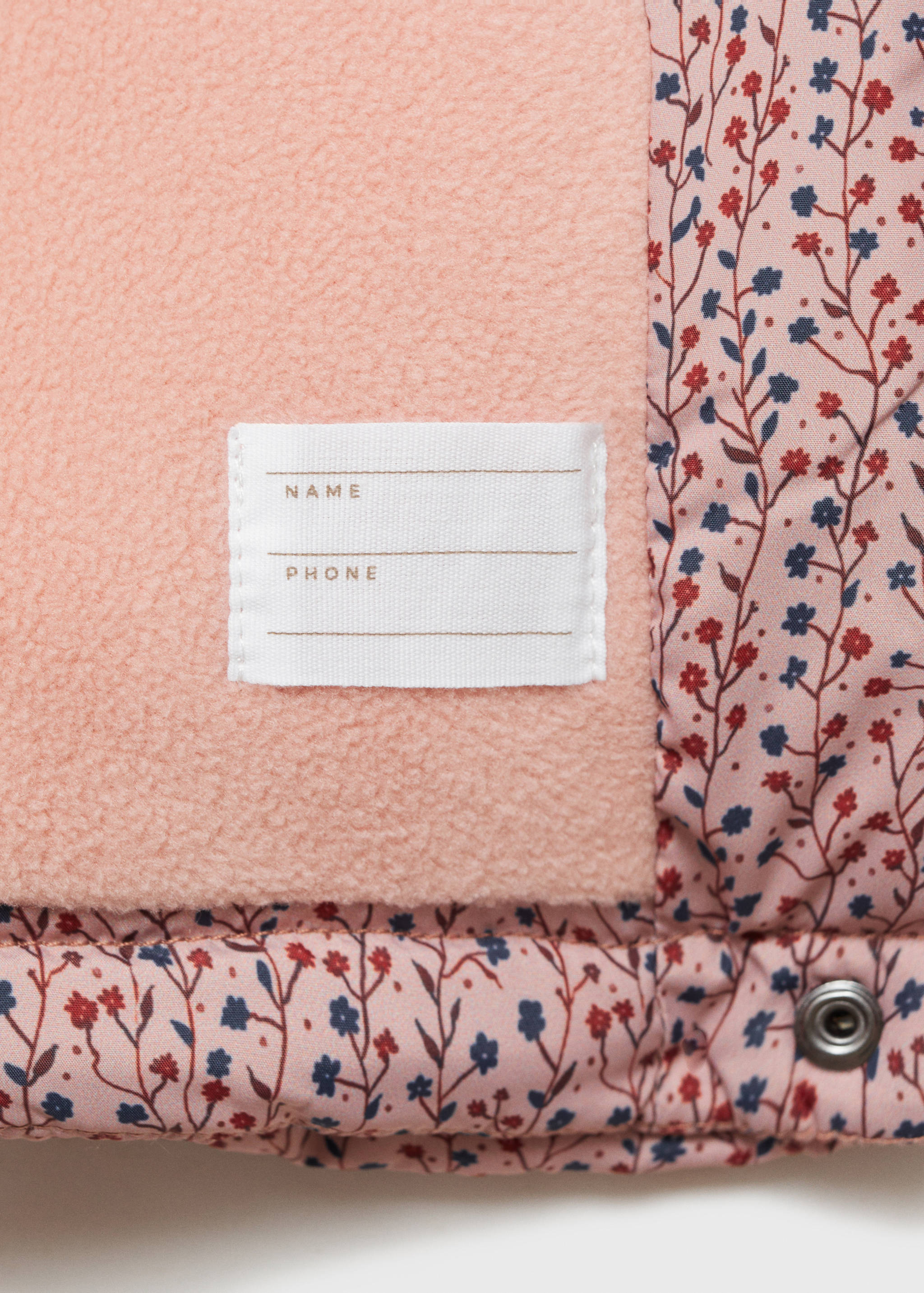 Flowers print quilted anorak - Details of the article 0