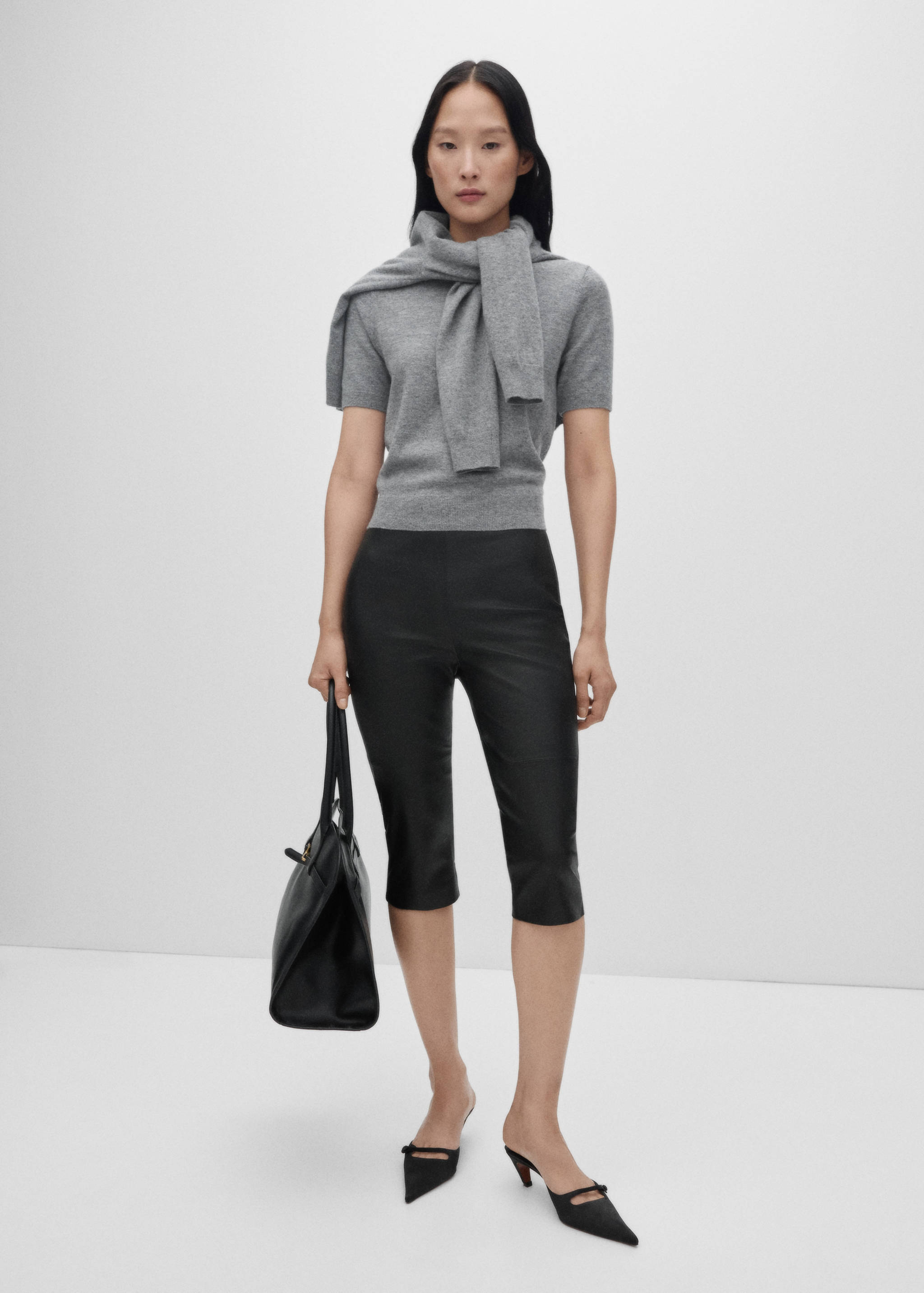 Pull-over laine manches courtes - Plan général