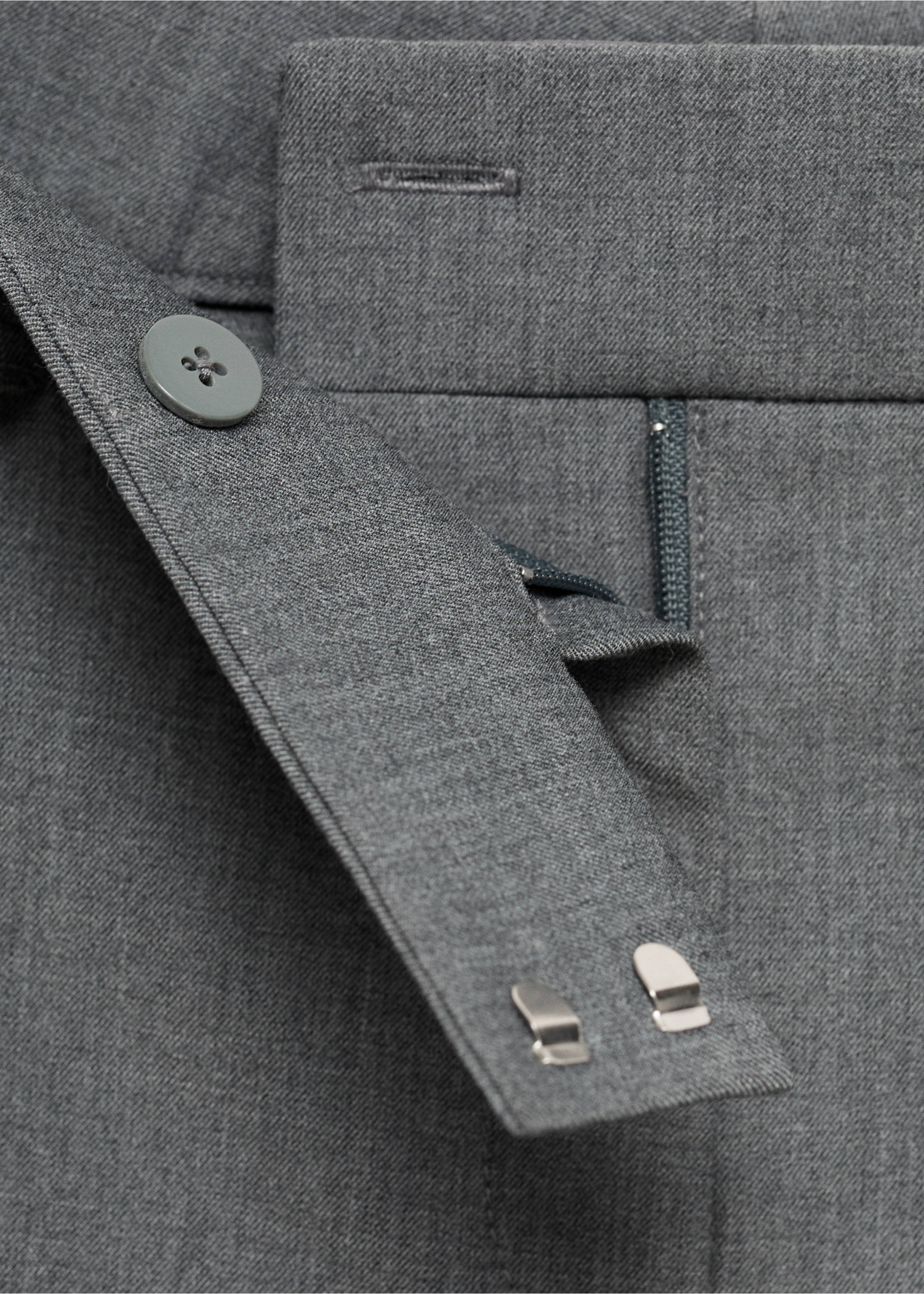 Pantalon évasé taille normale - Détail de l'article 0, Gris. Ref: 77046745-00.