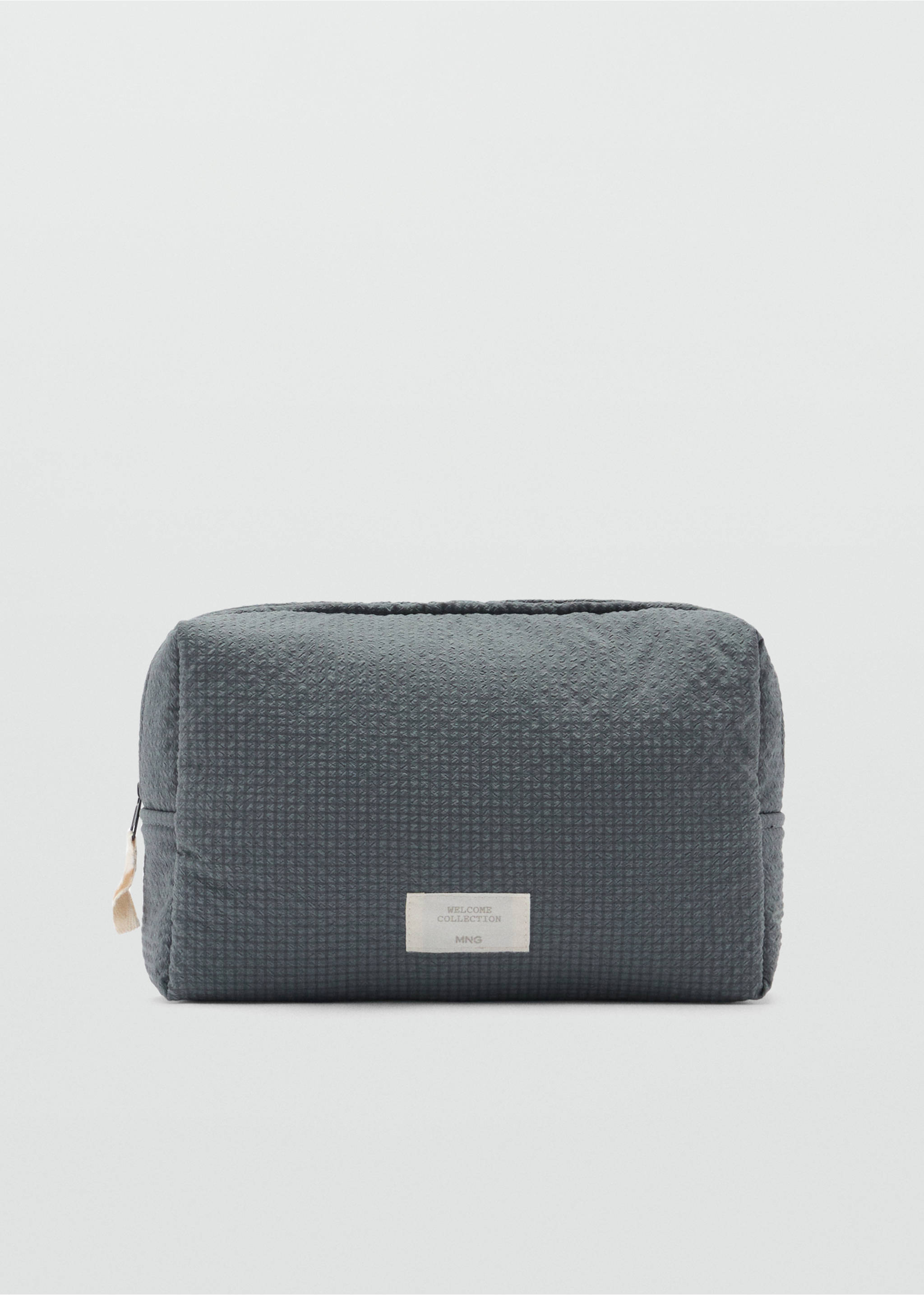 Large cosmetics bag - Article without model, Charcoal. Ref: 77046748-00.