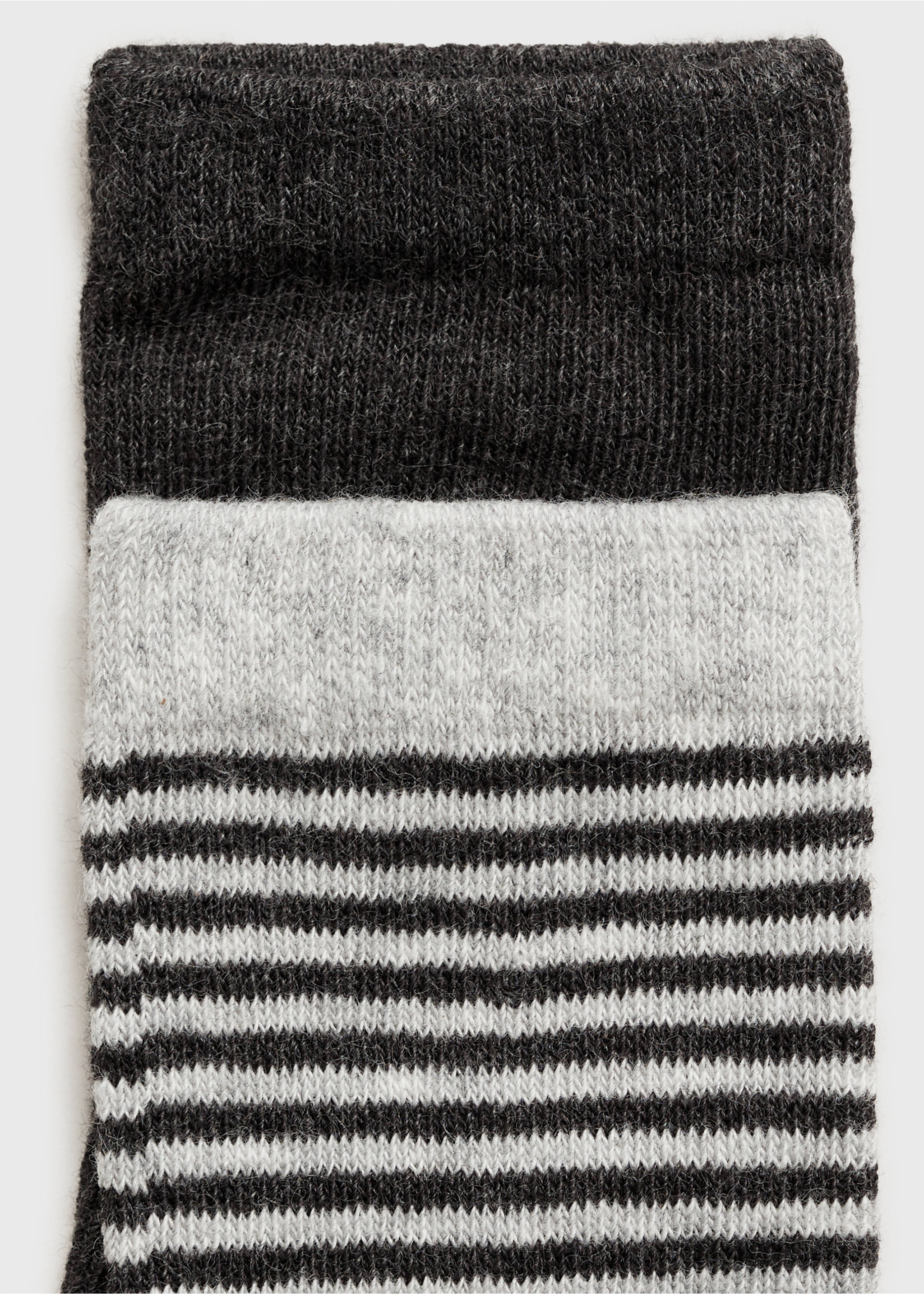 Zweierpack Socken im Muster-Mix - Detail des Artikels 8, Anthrazit. Ref: 77046754-00.