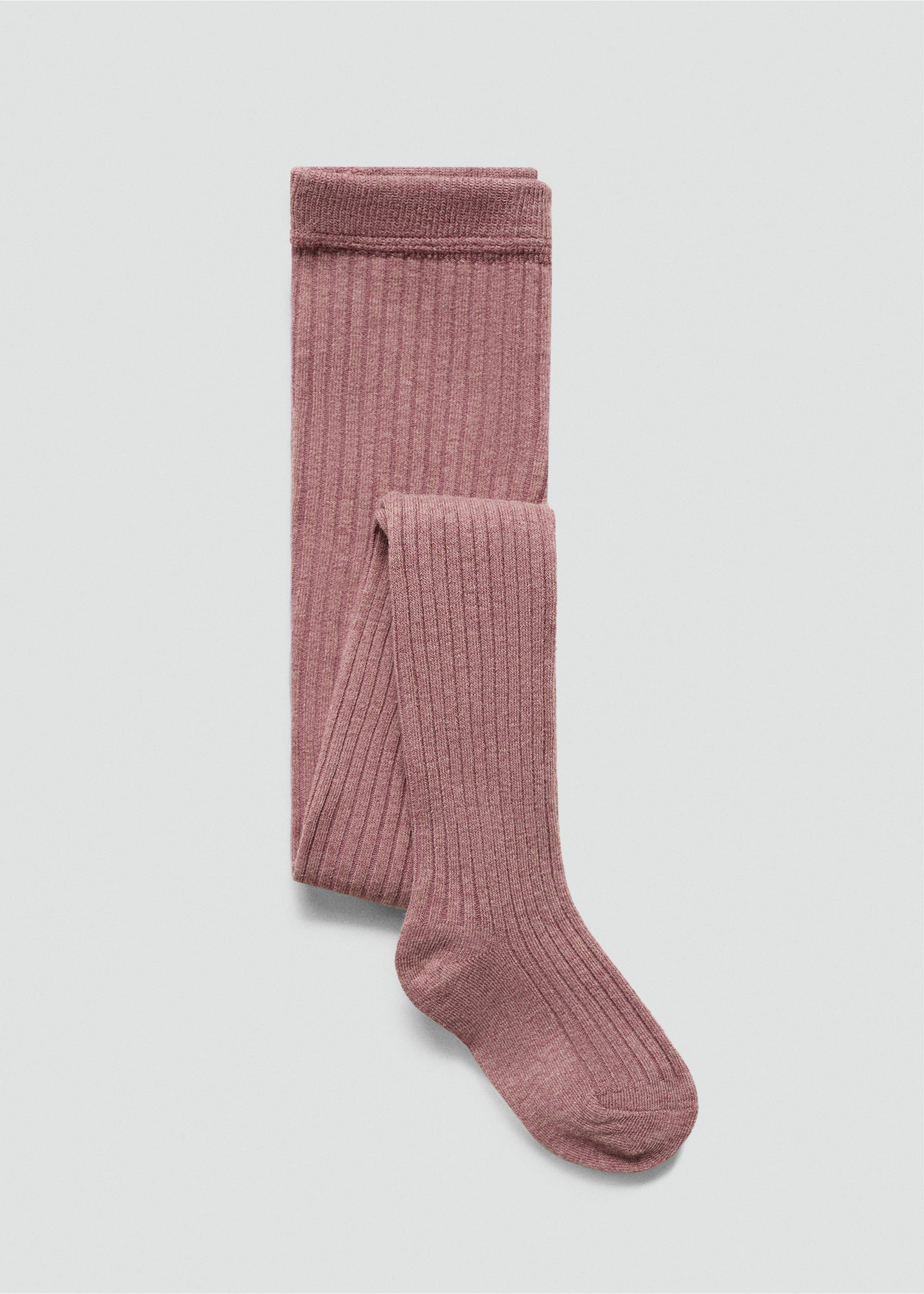 Gerippte Kinderstrumpfhose - Artikel ohne Model, Bordeaux. Ref: 77046760-00.