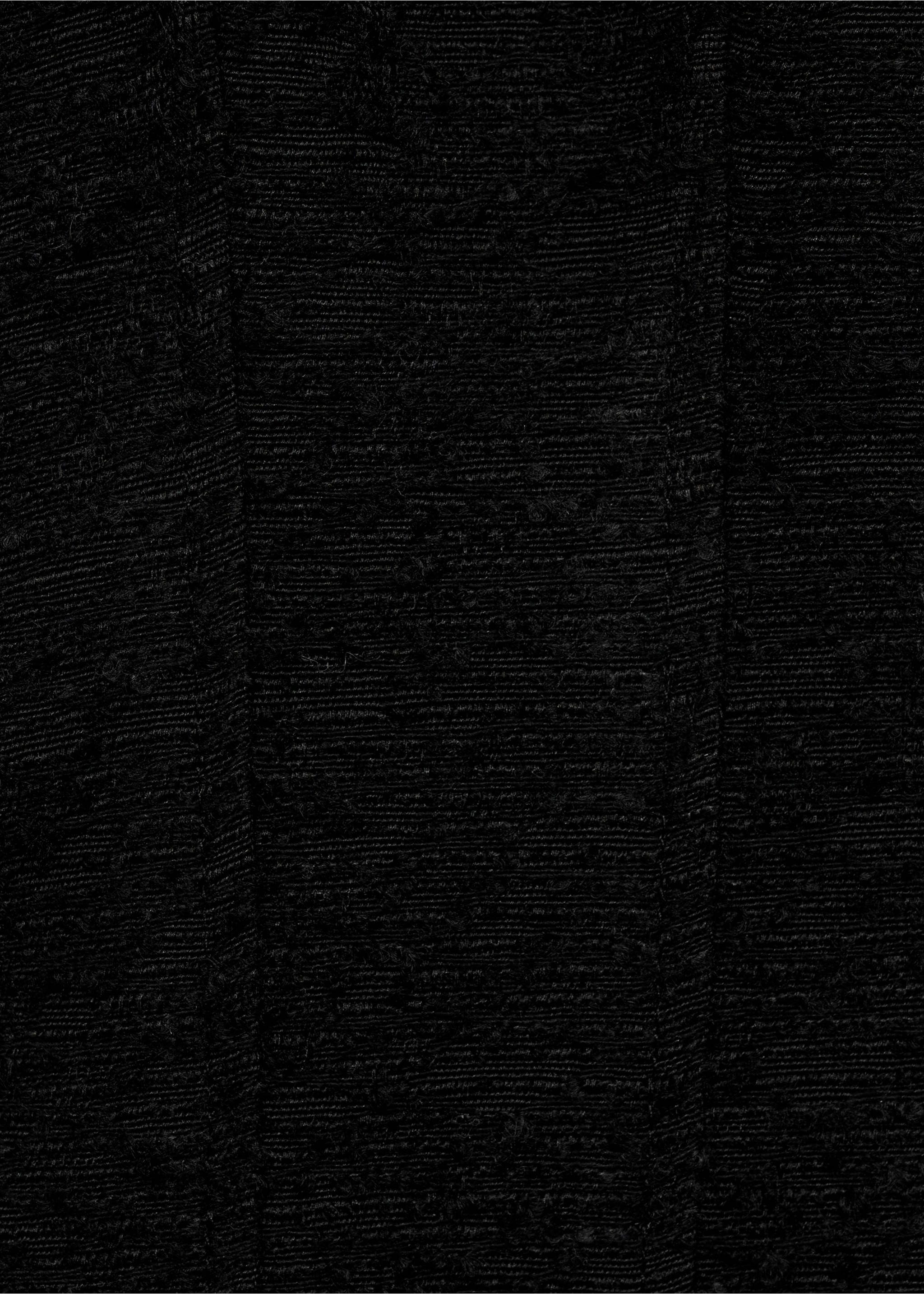 Tailored short dress - Details of the article 8, Black. Ref: 77046761-00.