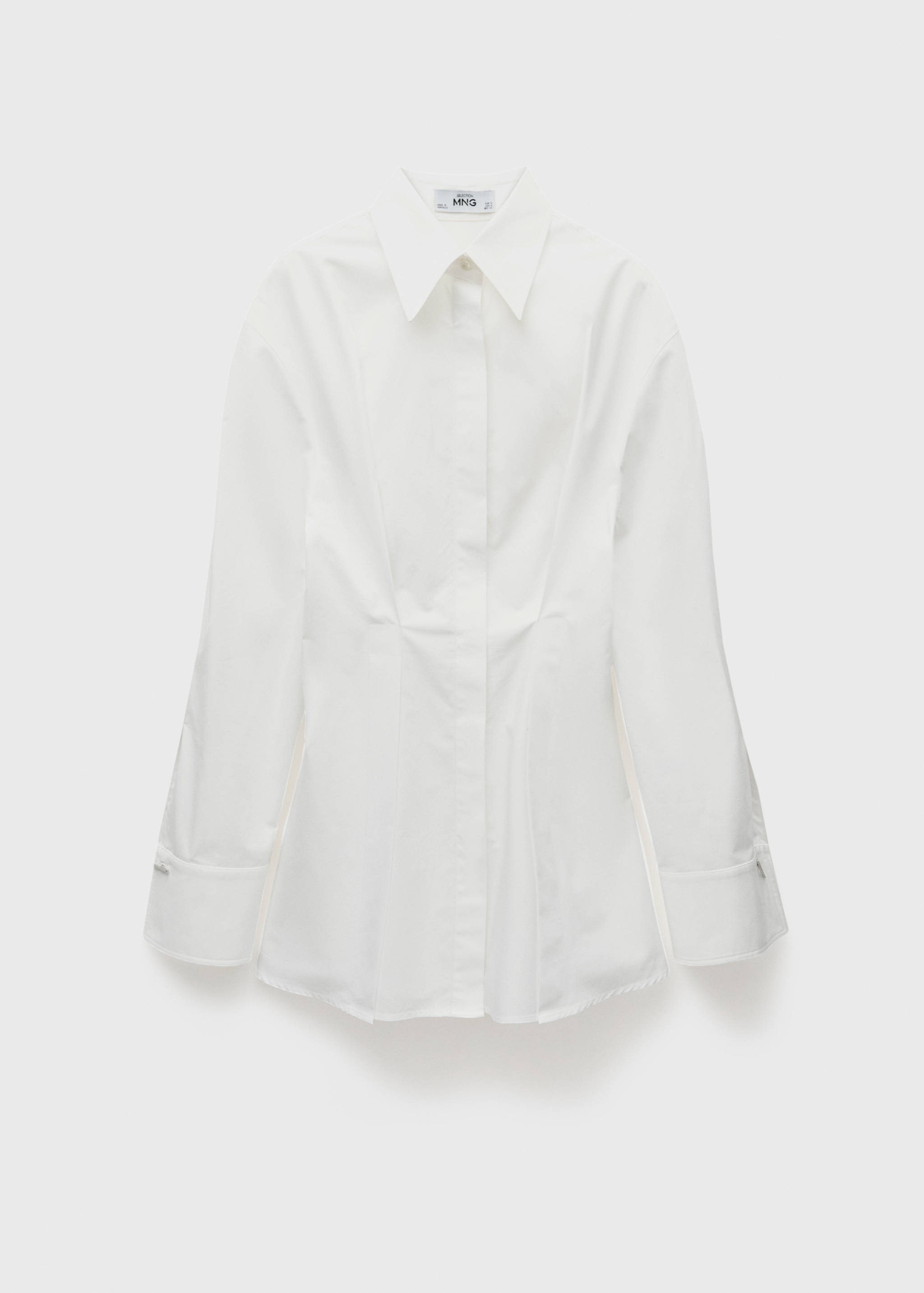 100% cotton pleated shirt - Article without model