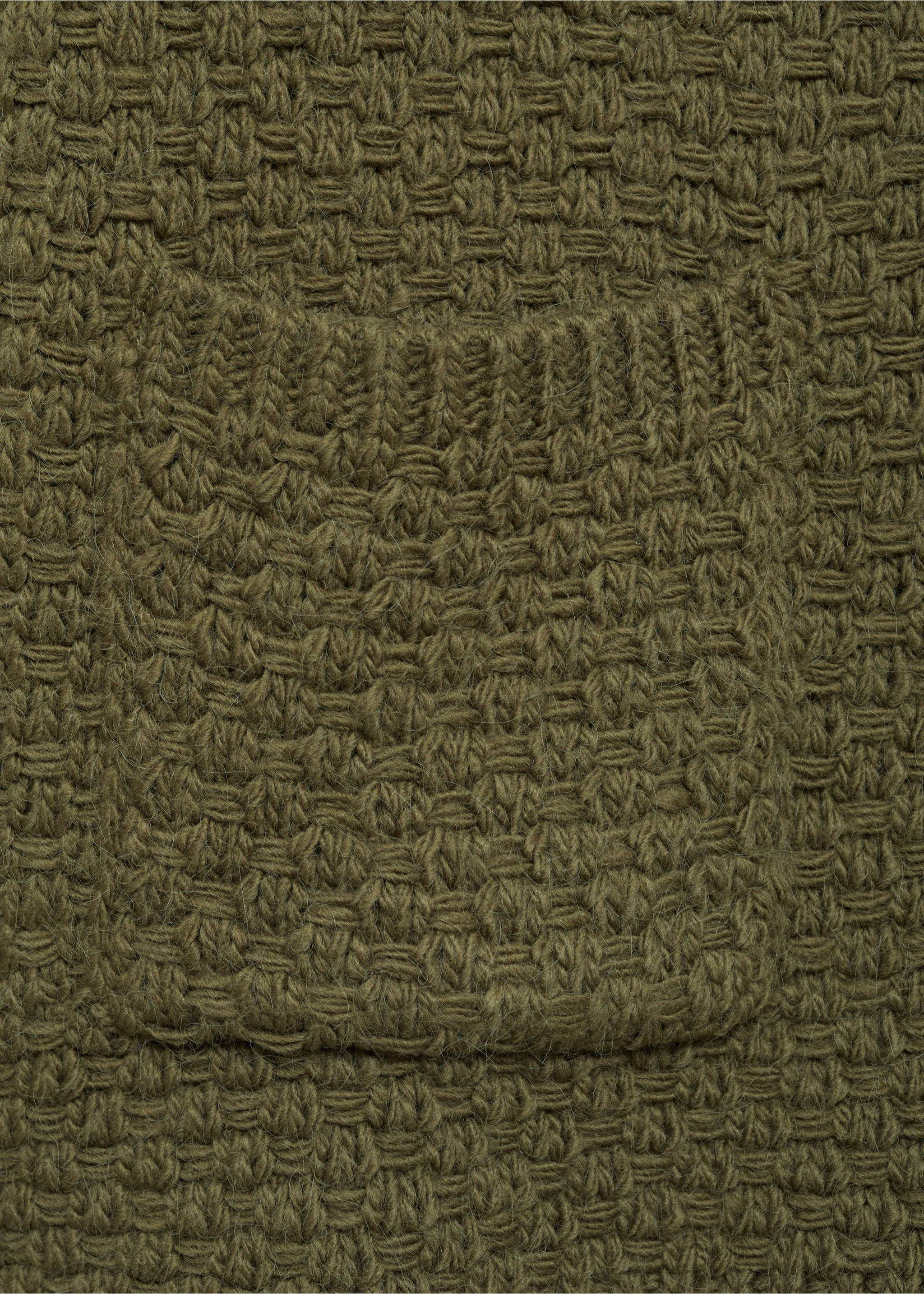 Button knit cardigan - Details of the article 0, Khaki. Ref: 77046763-00.