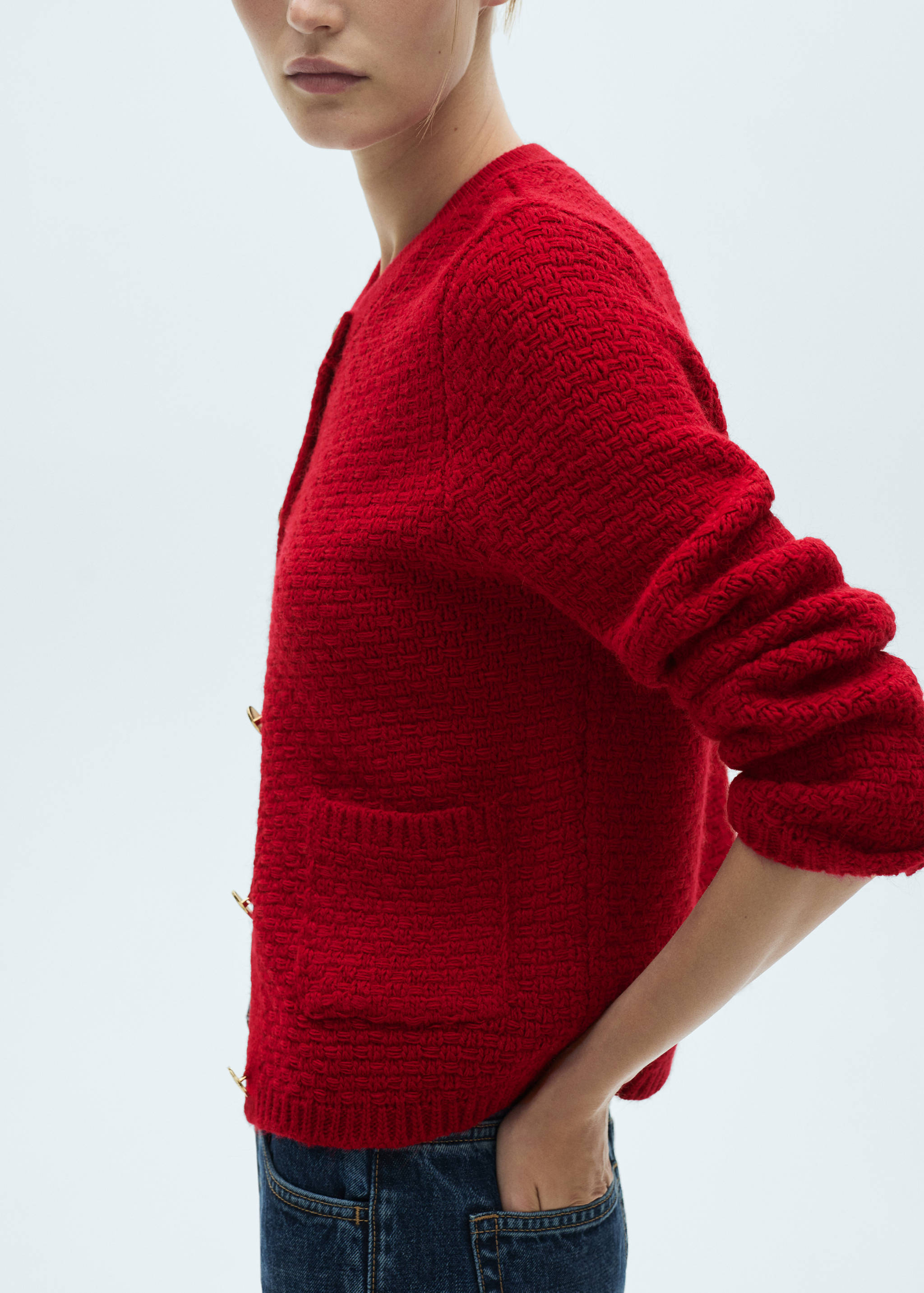 Button knit cardigan - Details of the article 6