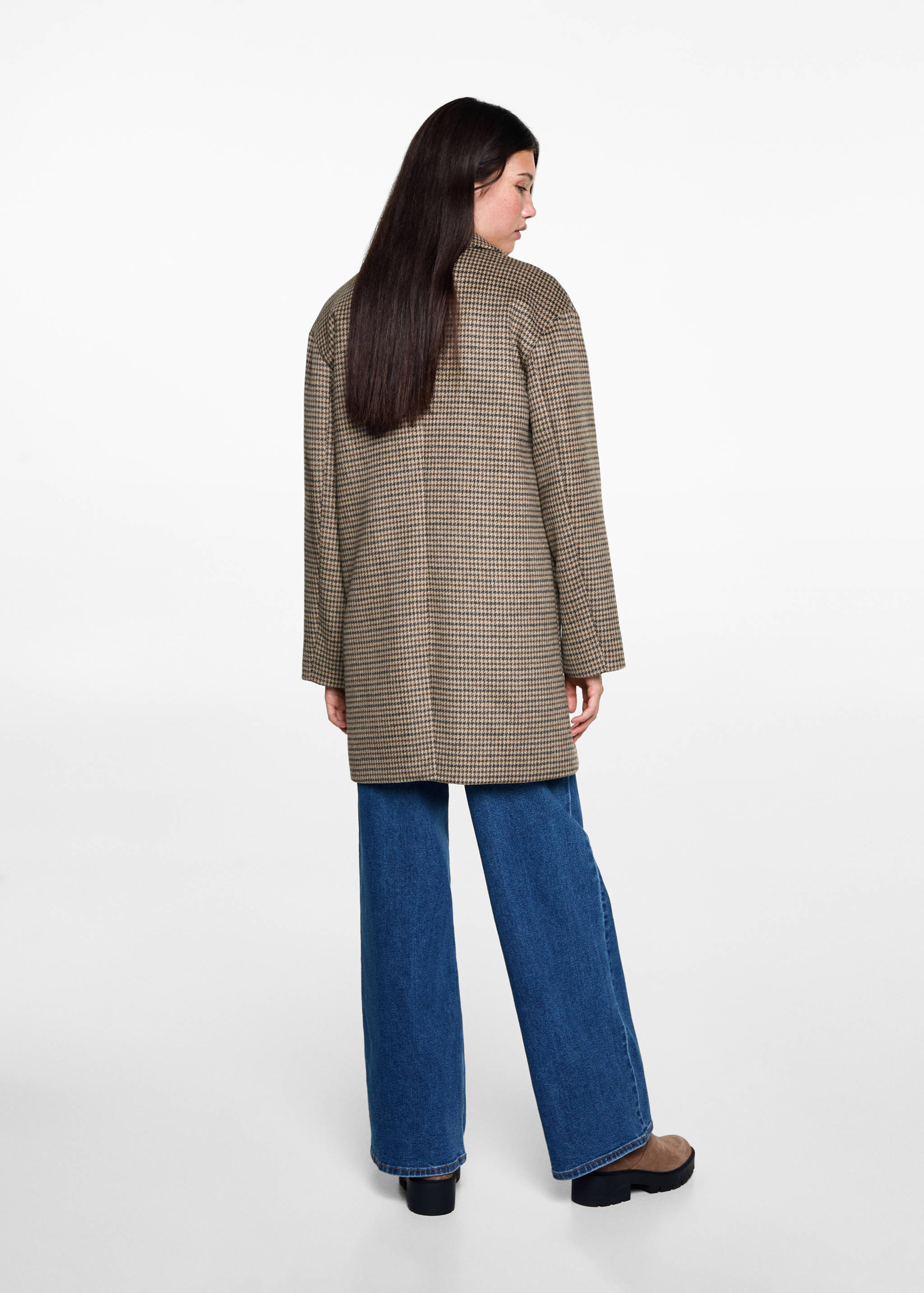 Houndstooth coat - Reverse of the article