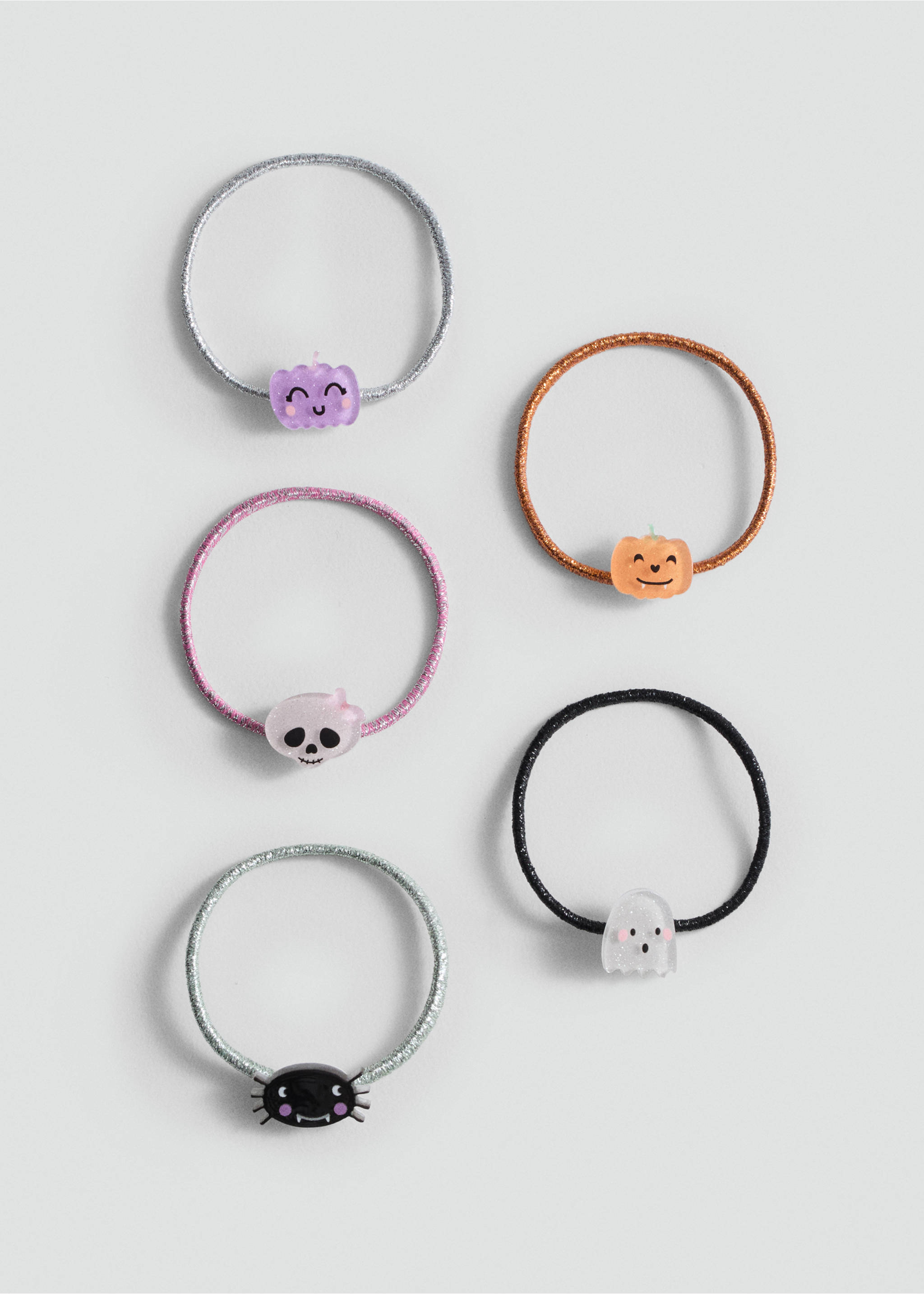 Pack of 4 Halloween hair bands - Article without model, Black. Ref: 77047120-00.