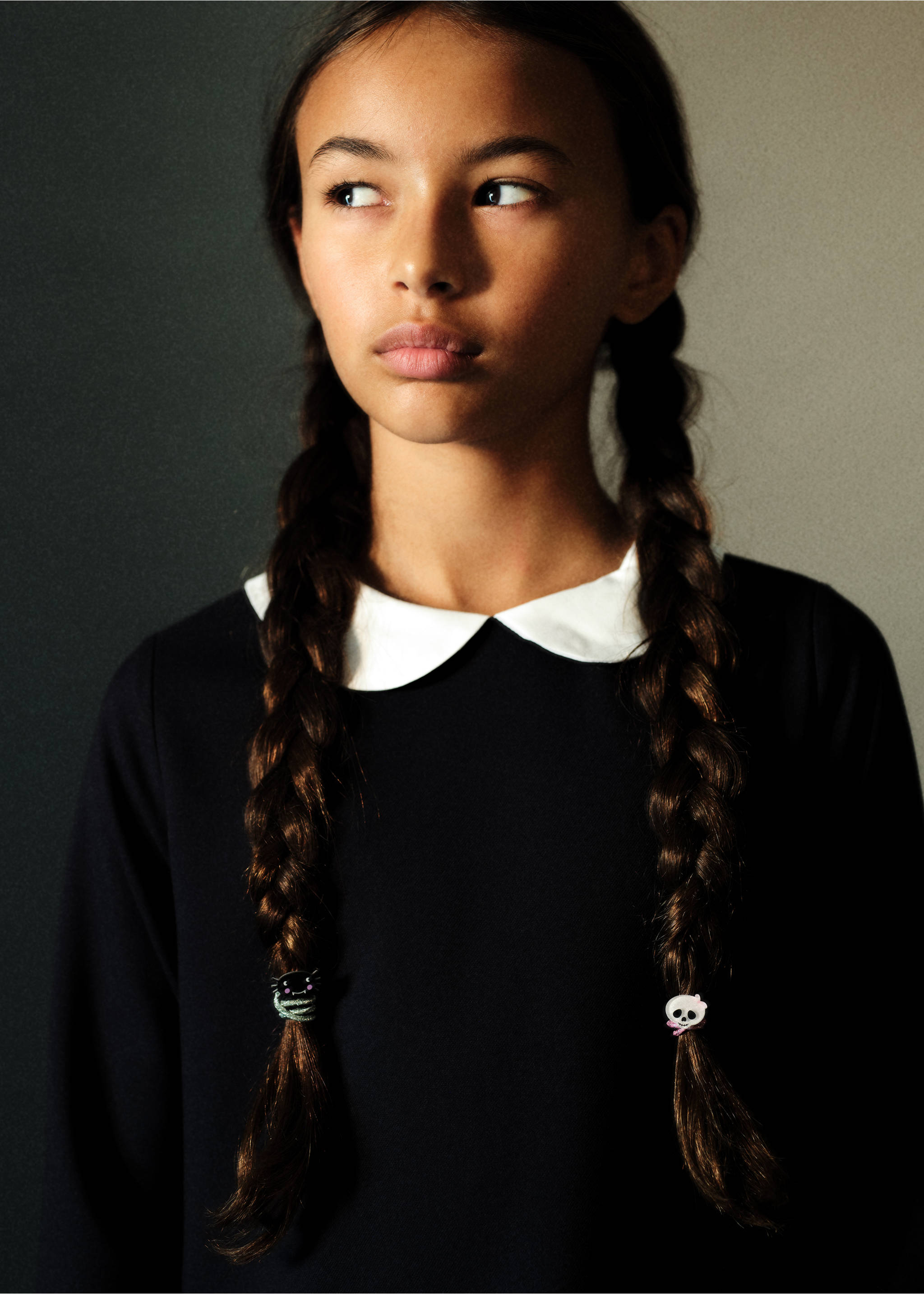 Pack of 4 Halloween hair bands - Details of the article 5, Black. Ref: 77047120-00.