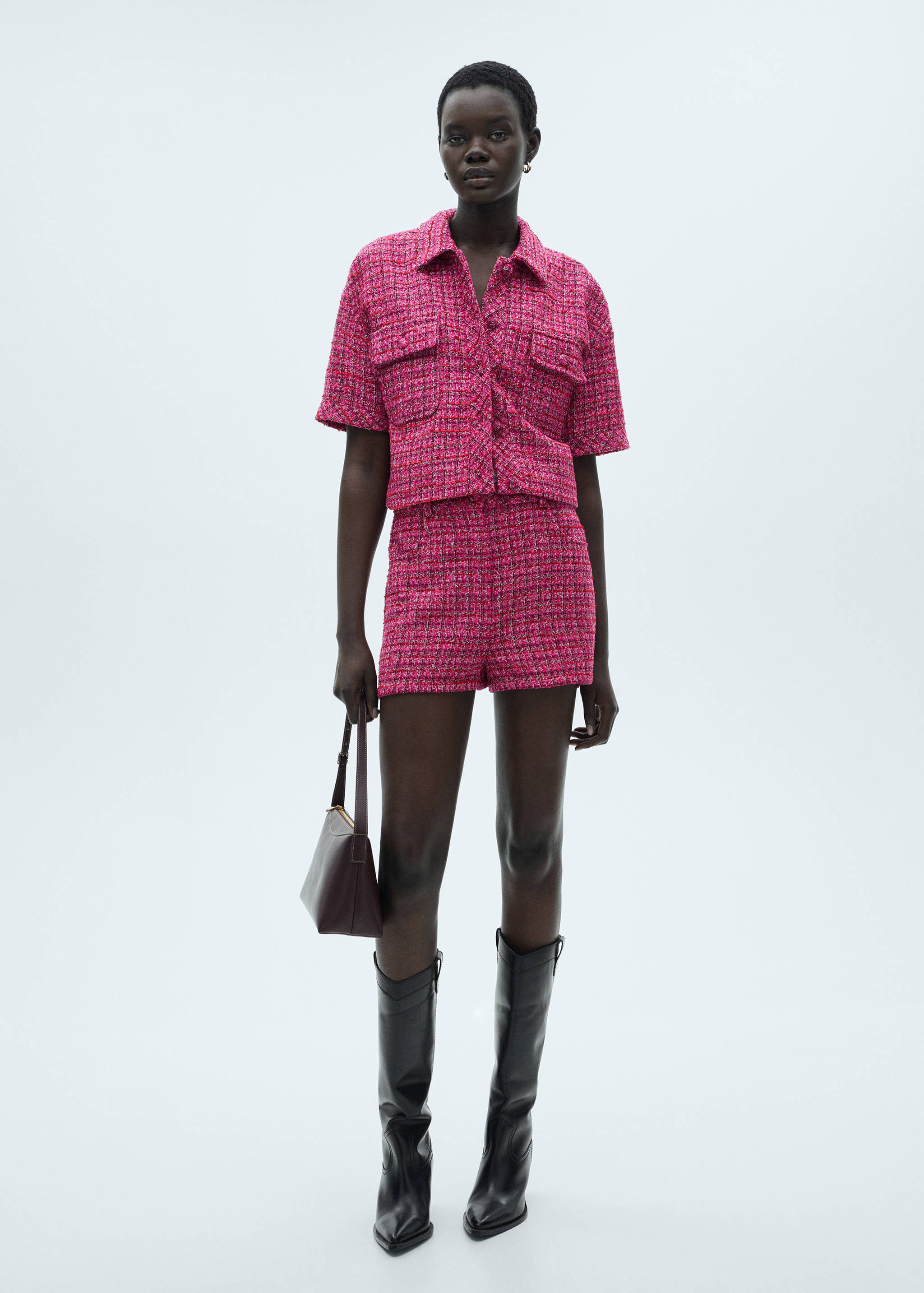 Giacca tweed maniche corte - Piano generale