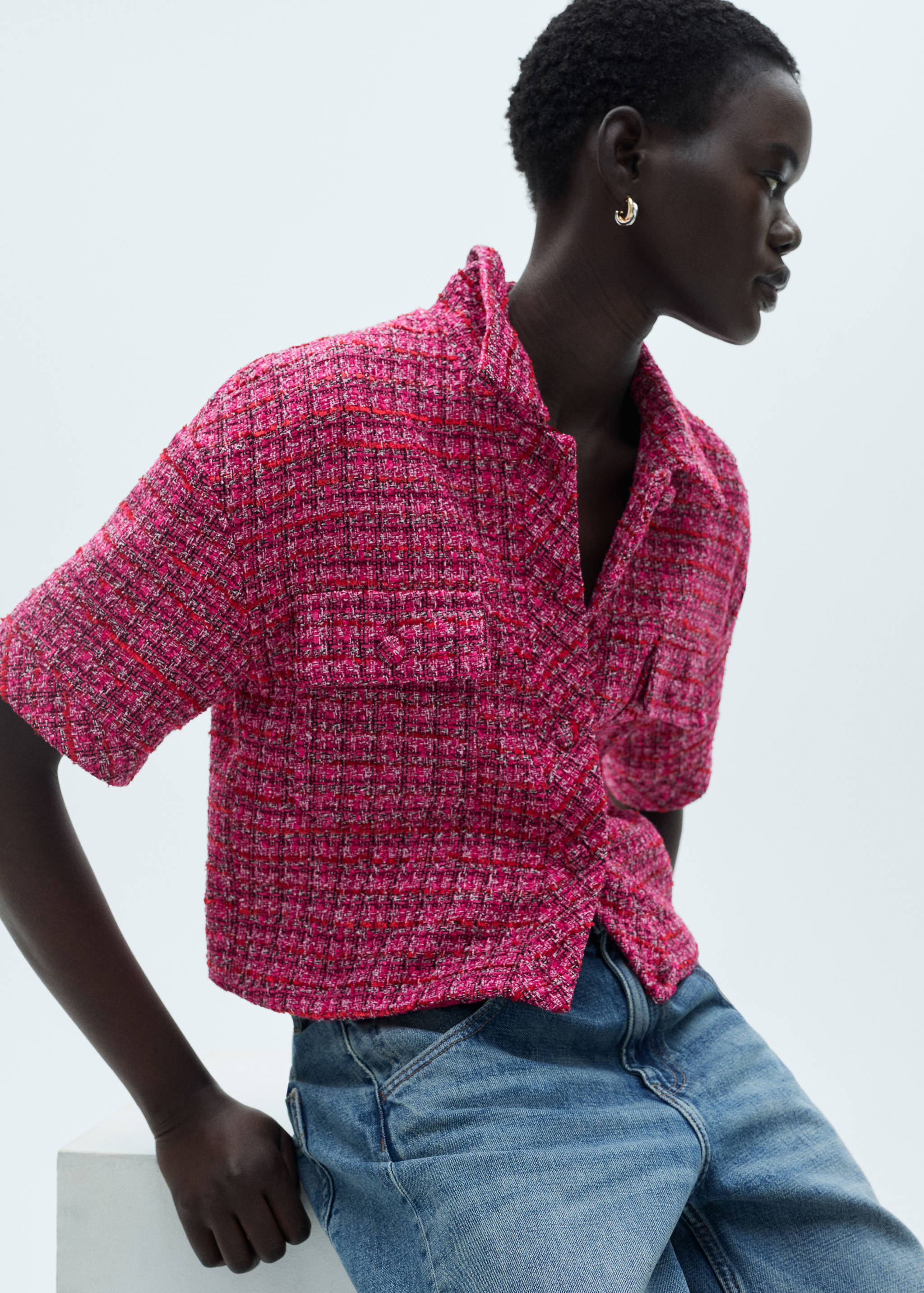 Giacca tweed maniche corte - Dettaglio dell'articolo 2