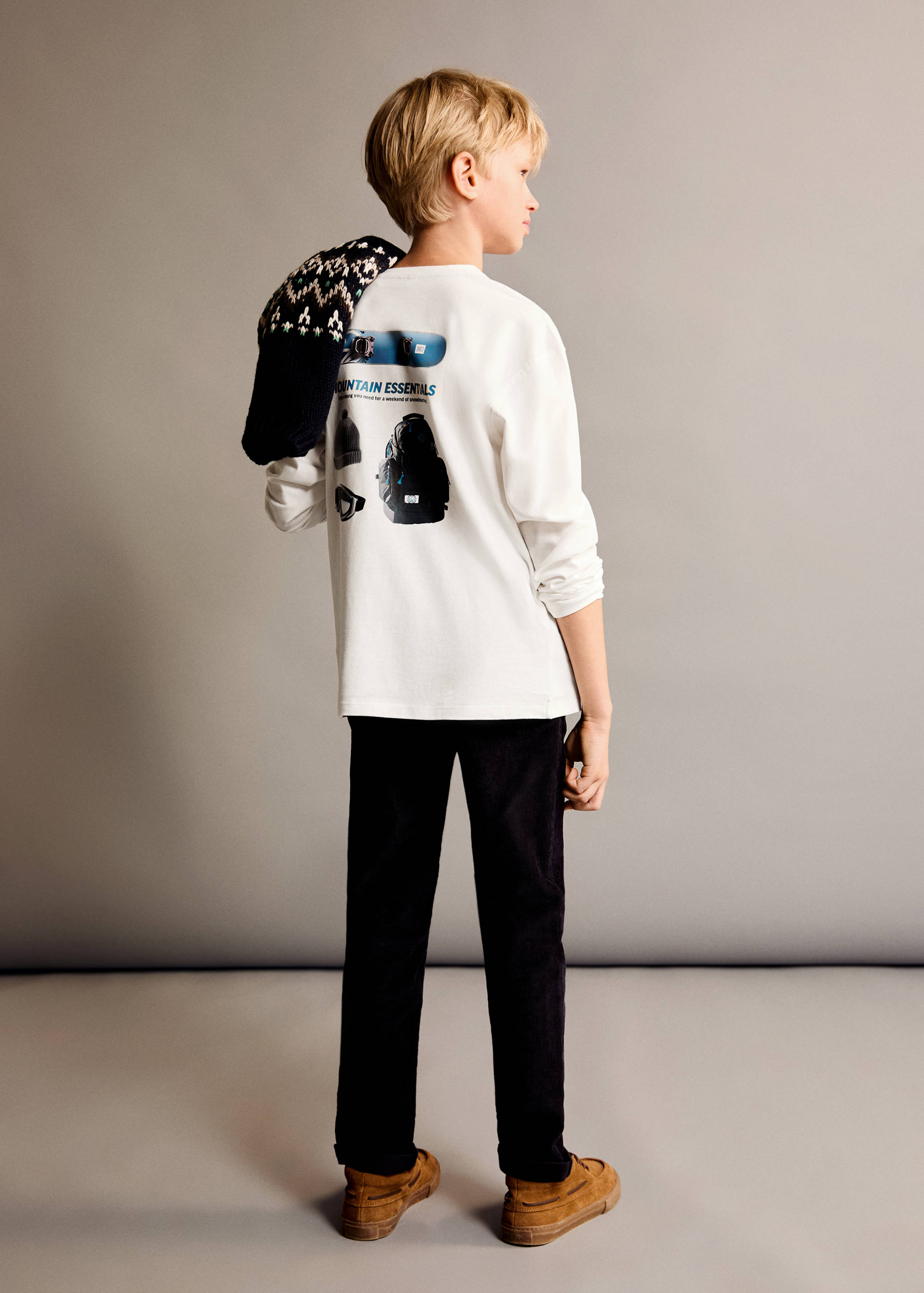 Printed cotton-blend T-shirt - Details of the article 2