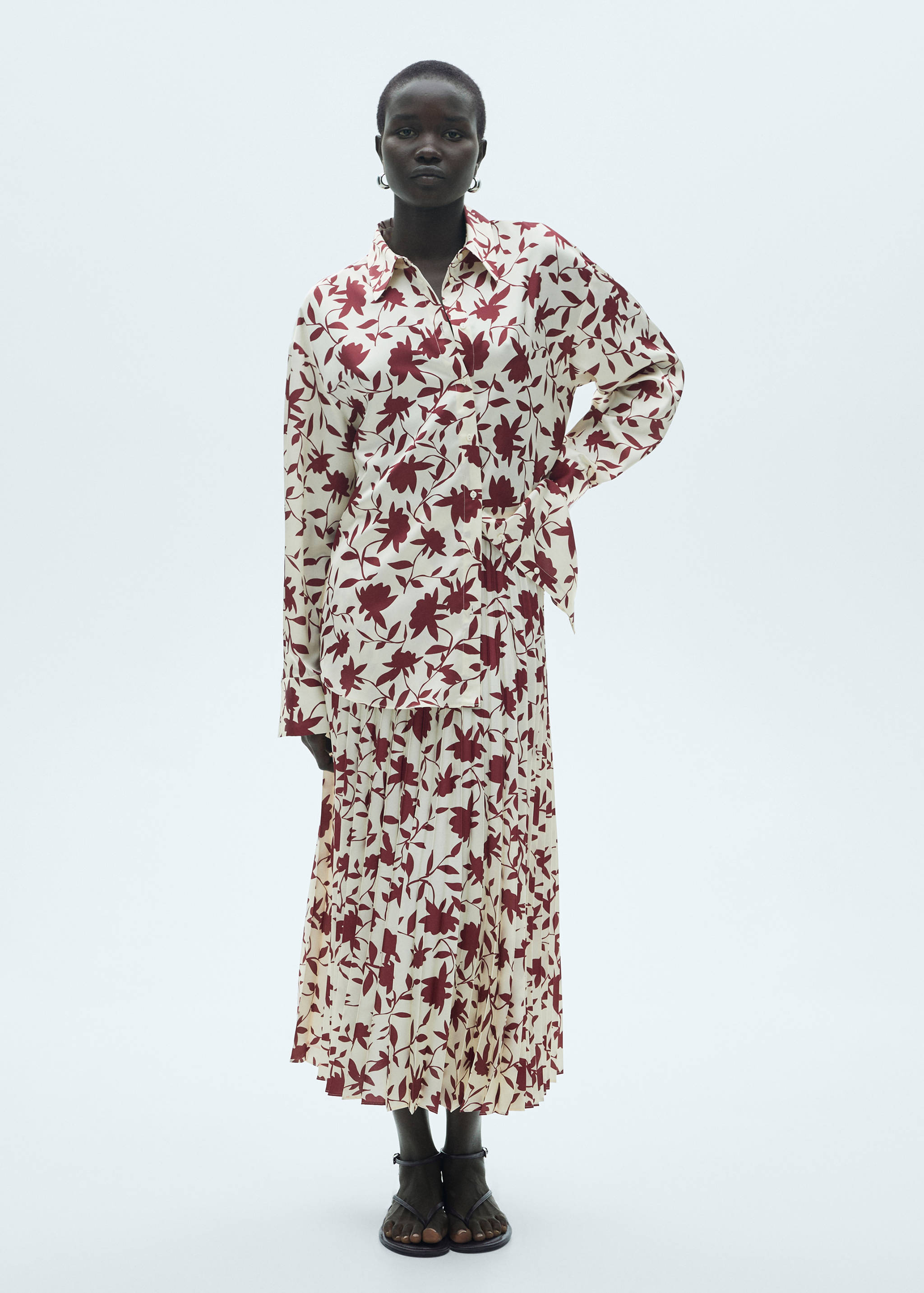 Camisa estampado floral - Plano general