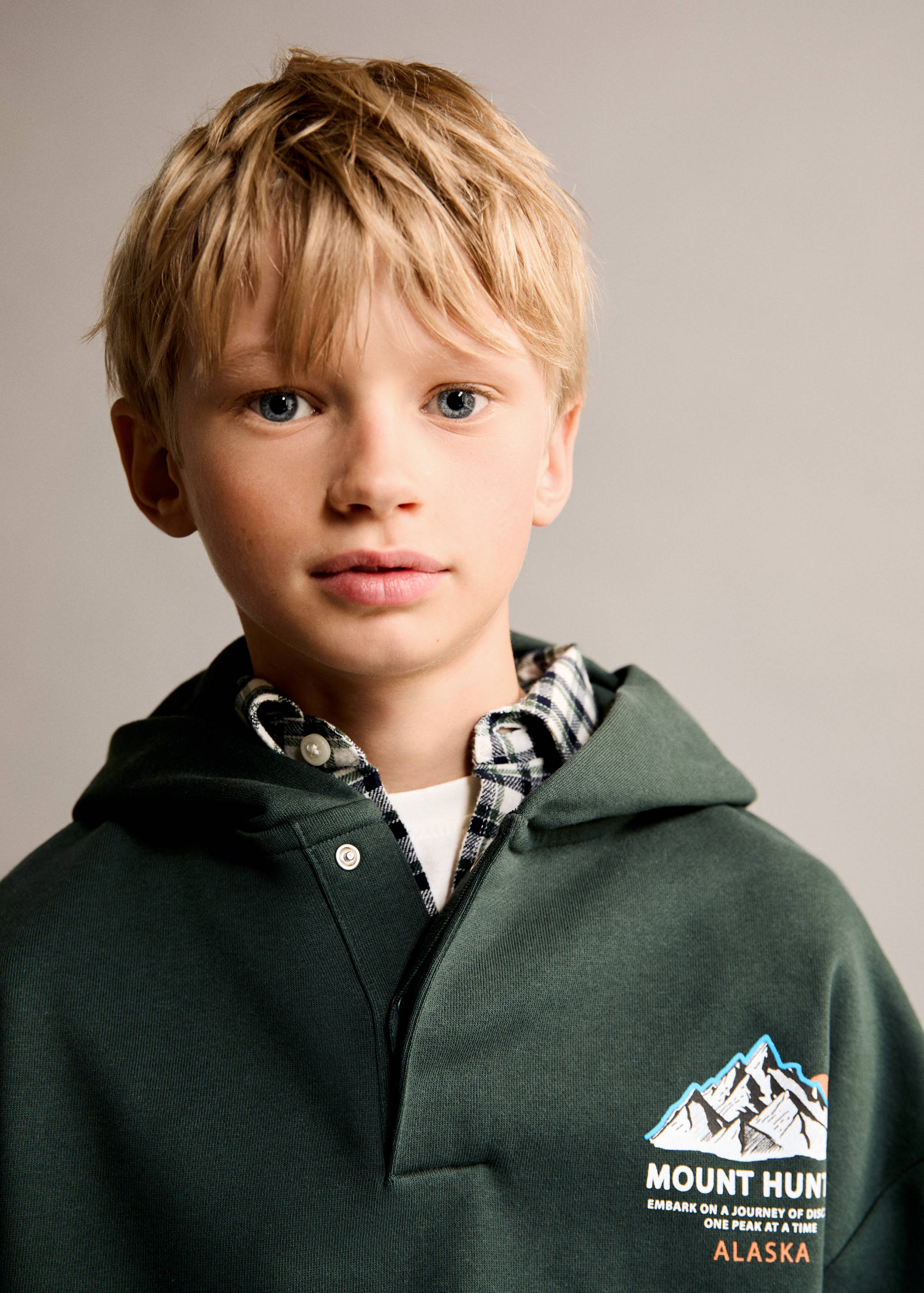 Polo-neck sweatshirt - Details of the article 1