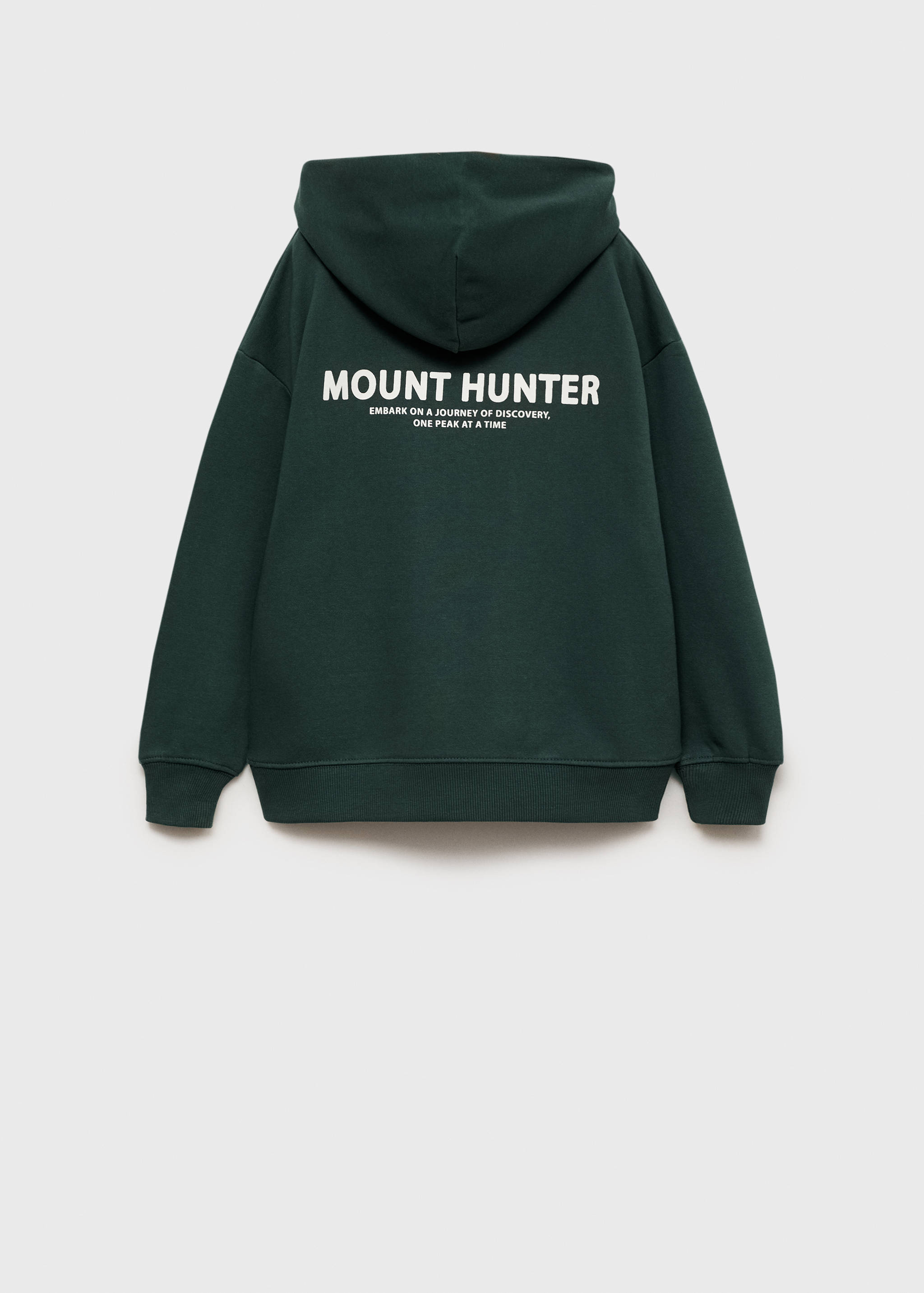 Polo-neck sweatshirt - Reverse of the article