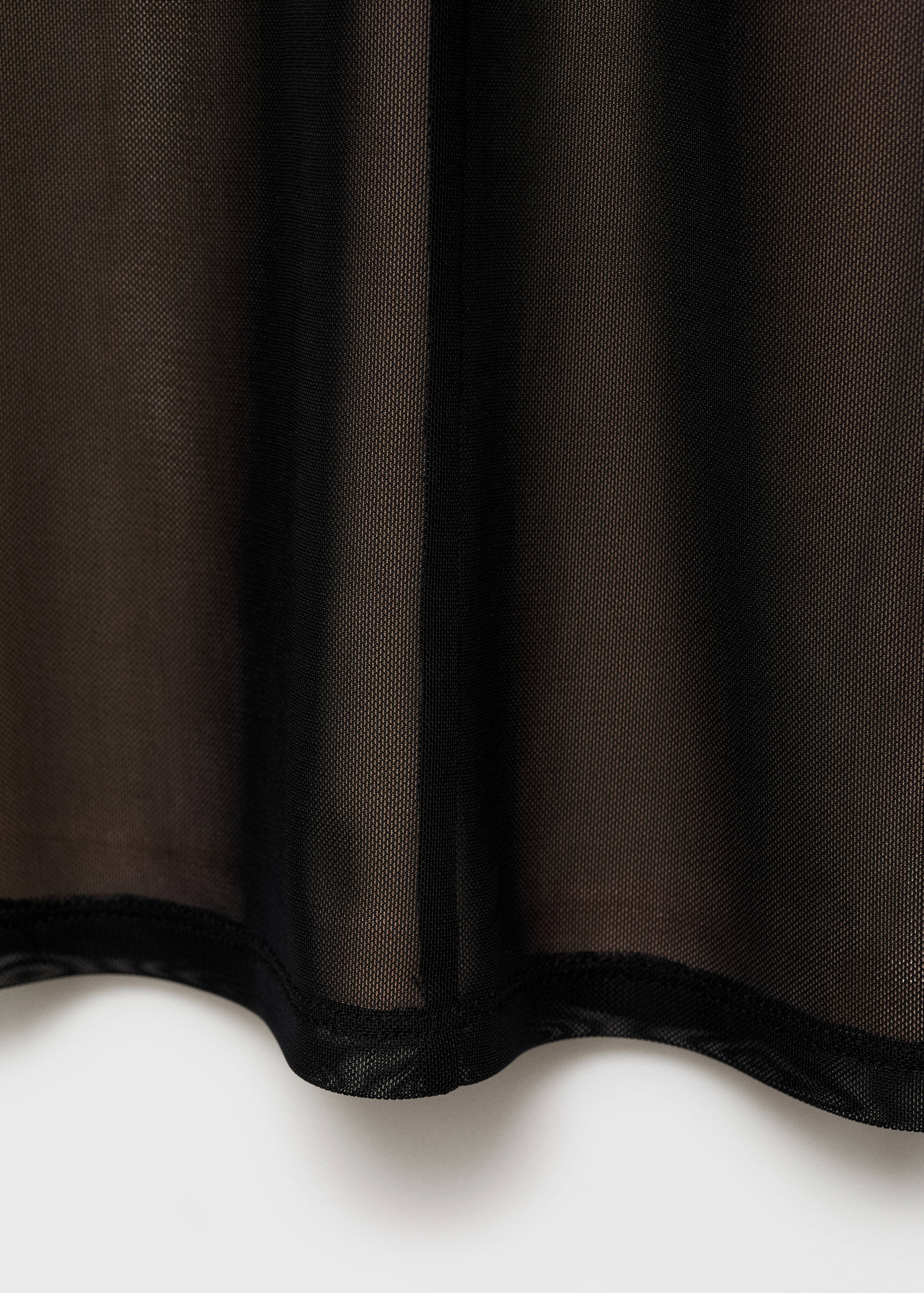 Short mesh lingerie dress - Details of the article 0