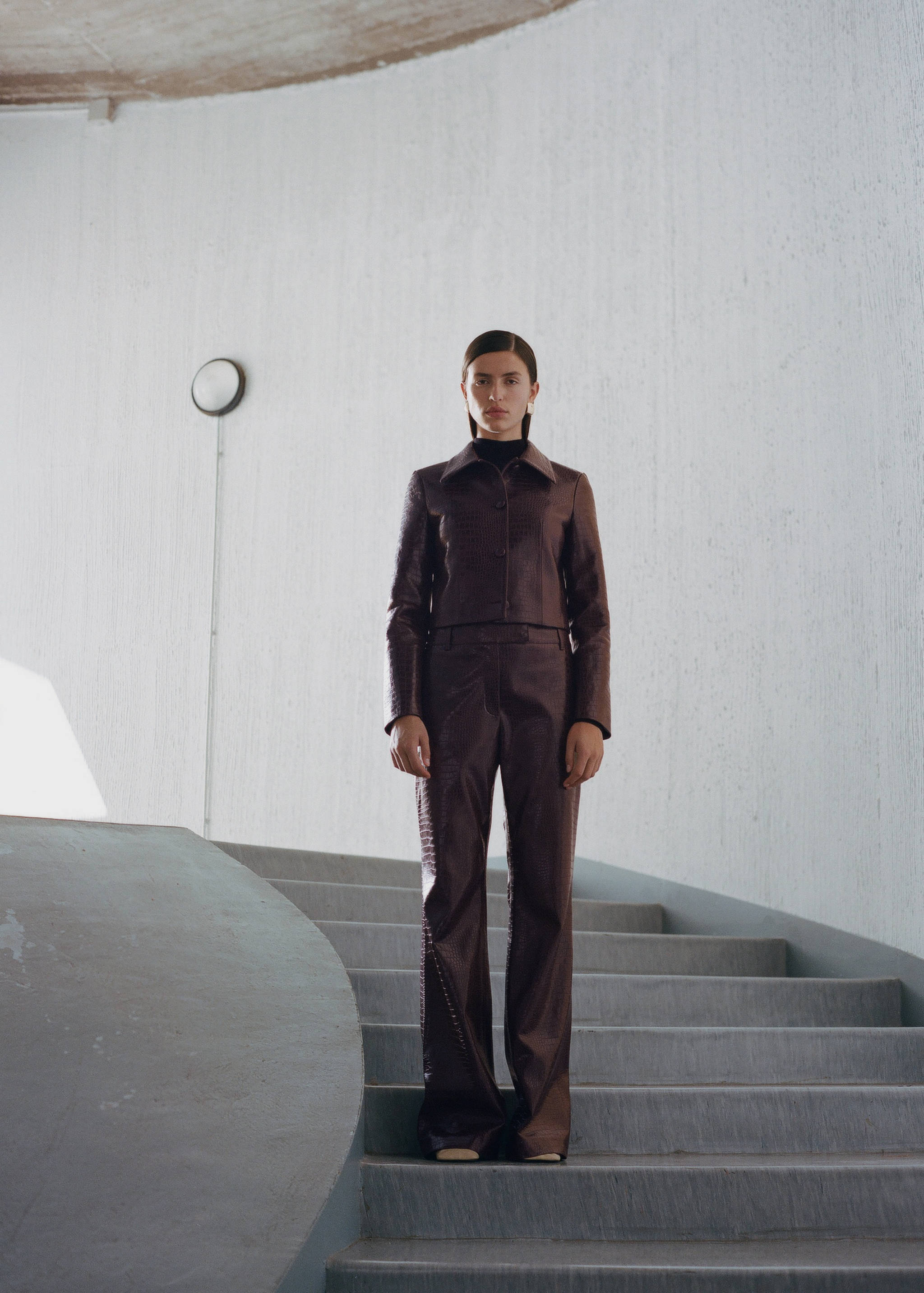 Chaqueta crop efecto coco - Detalle del artículo 7