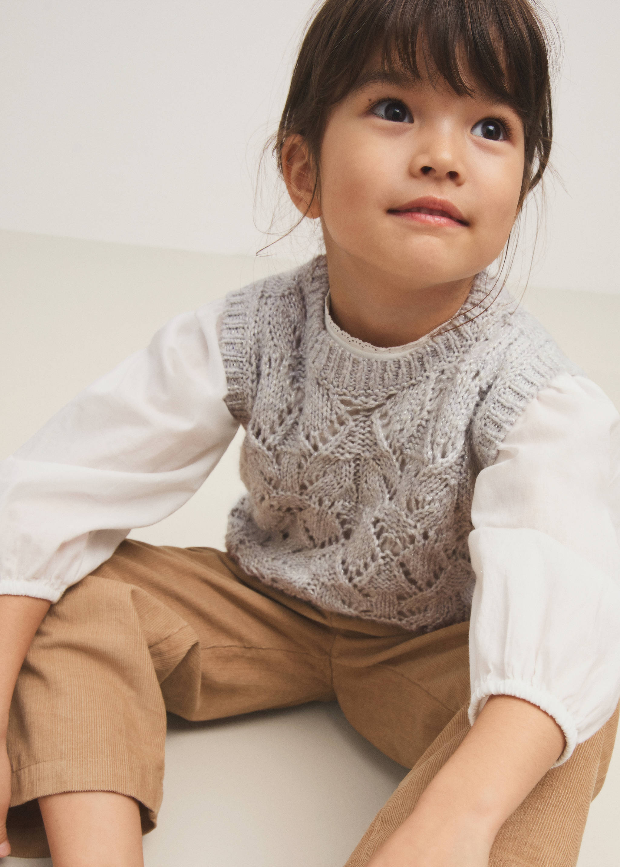 Shiny knitted vest - Details of the article 6