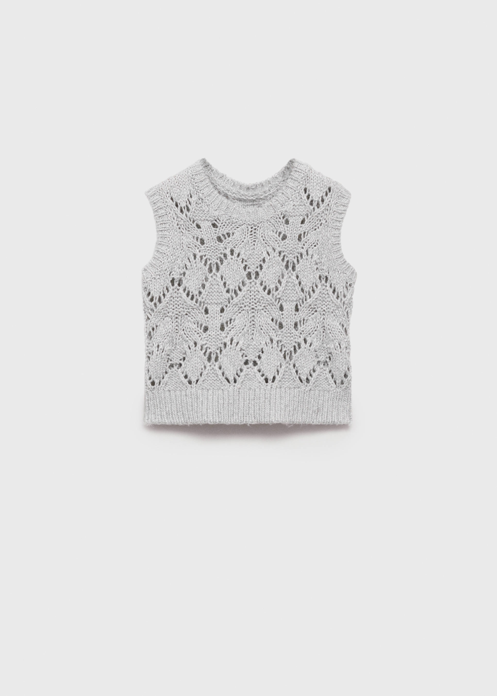 Shiny knitted vest - Article without model